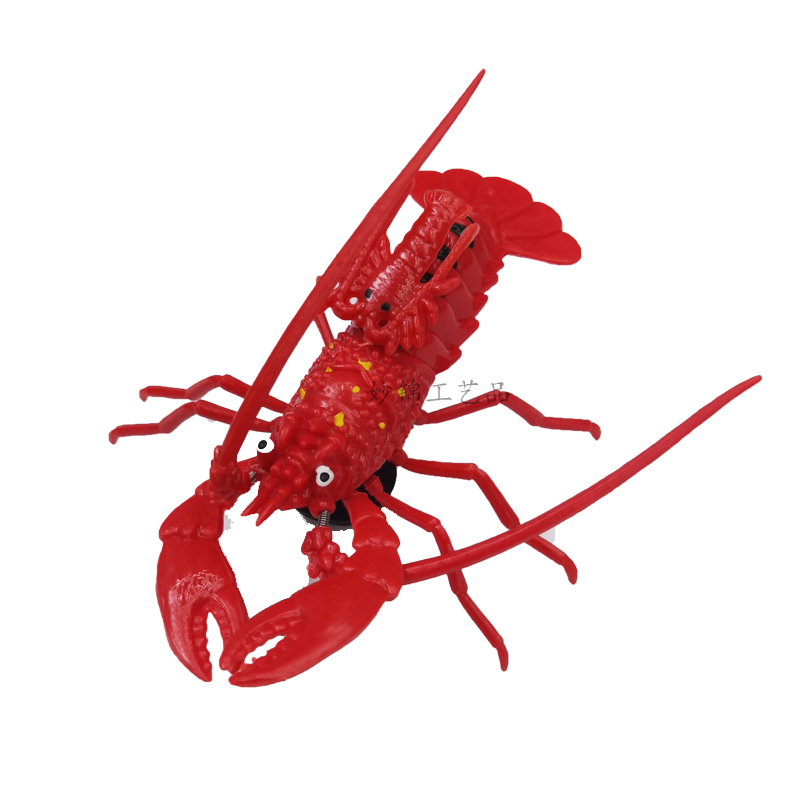 3D stereoscopic color plastic 4-inch mother-child lobster fridge magnet creative home background decoration handicraft decoration Specification image