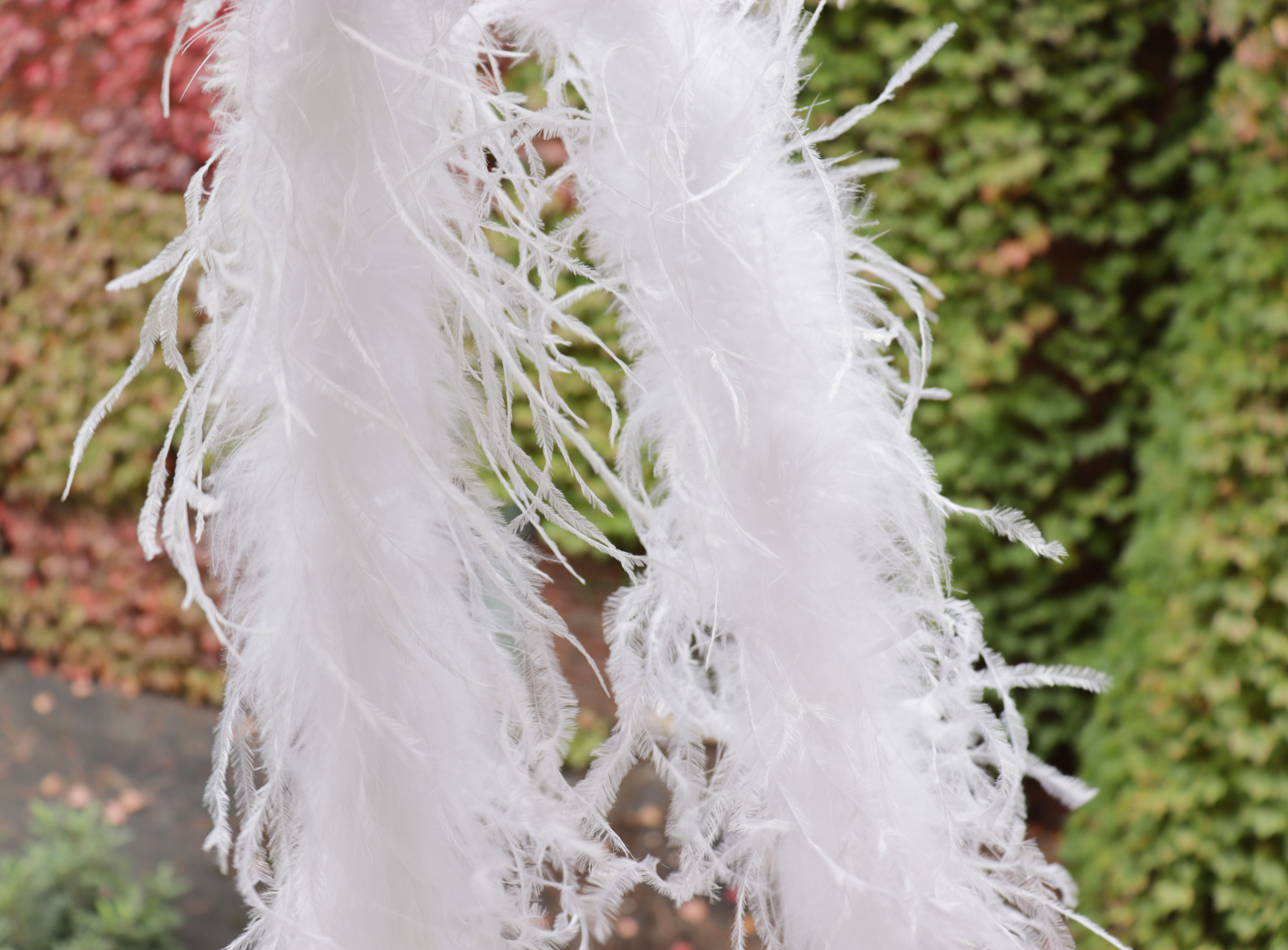 DIY婚庆室内装饰品多彩鸵鸟毛绒条长2m宽10~13cm颜色可选详情图3