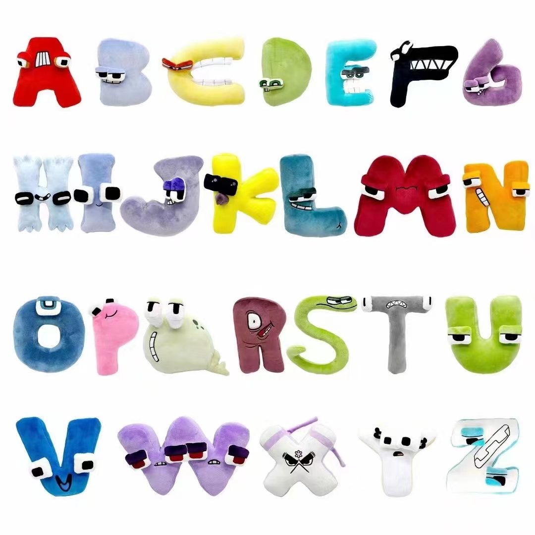 New cross-border Alphabet Lore plush alphabet legend plush toy alphabet doll