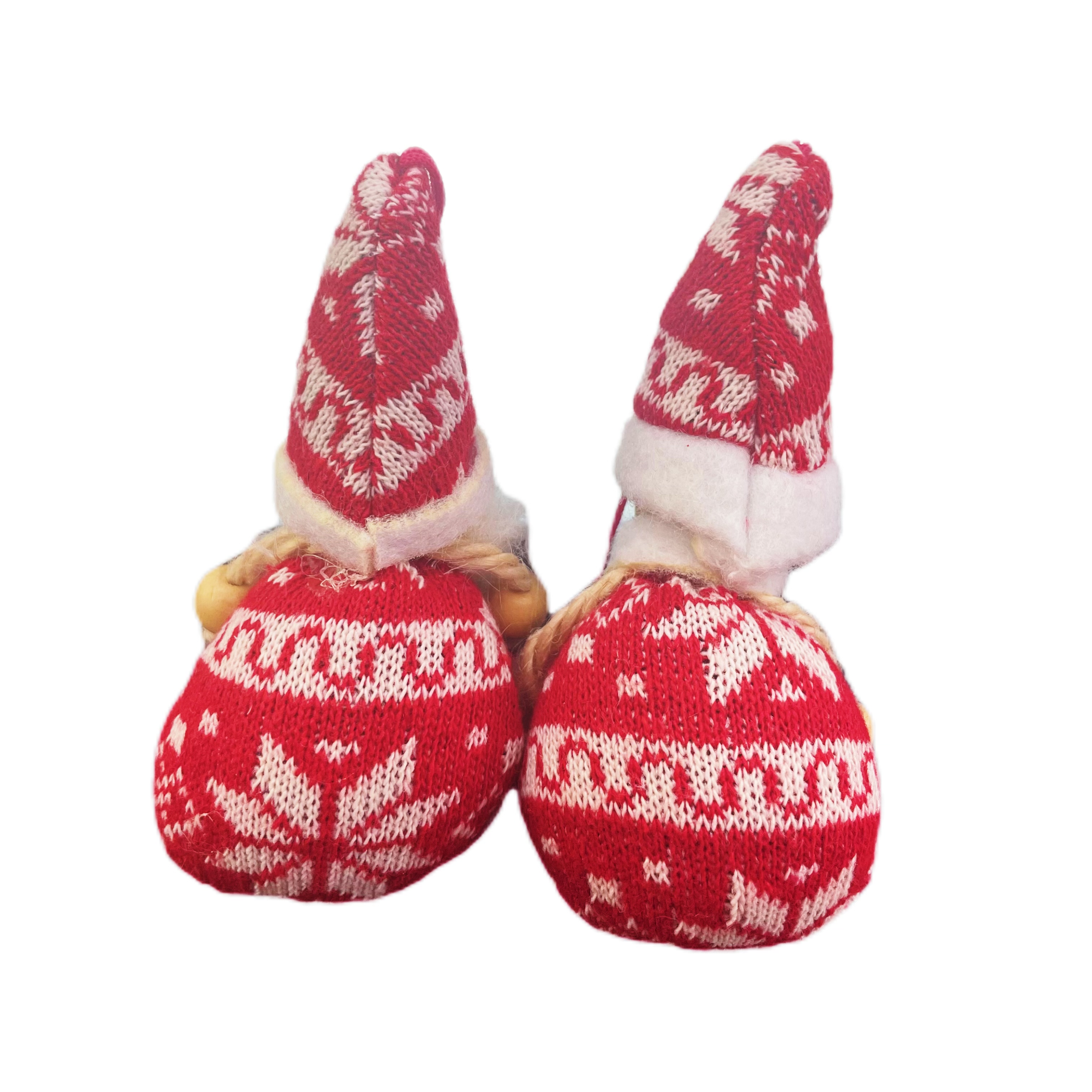 New Christmas fabric pendants for the elderly, DIY Christmas tree scene decoration and arrangement, red creative, best-selling in Europe Application Scenario