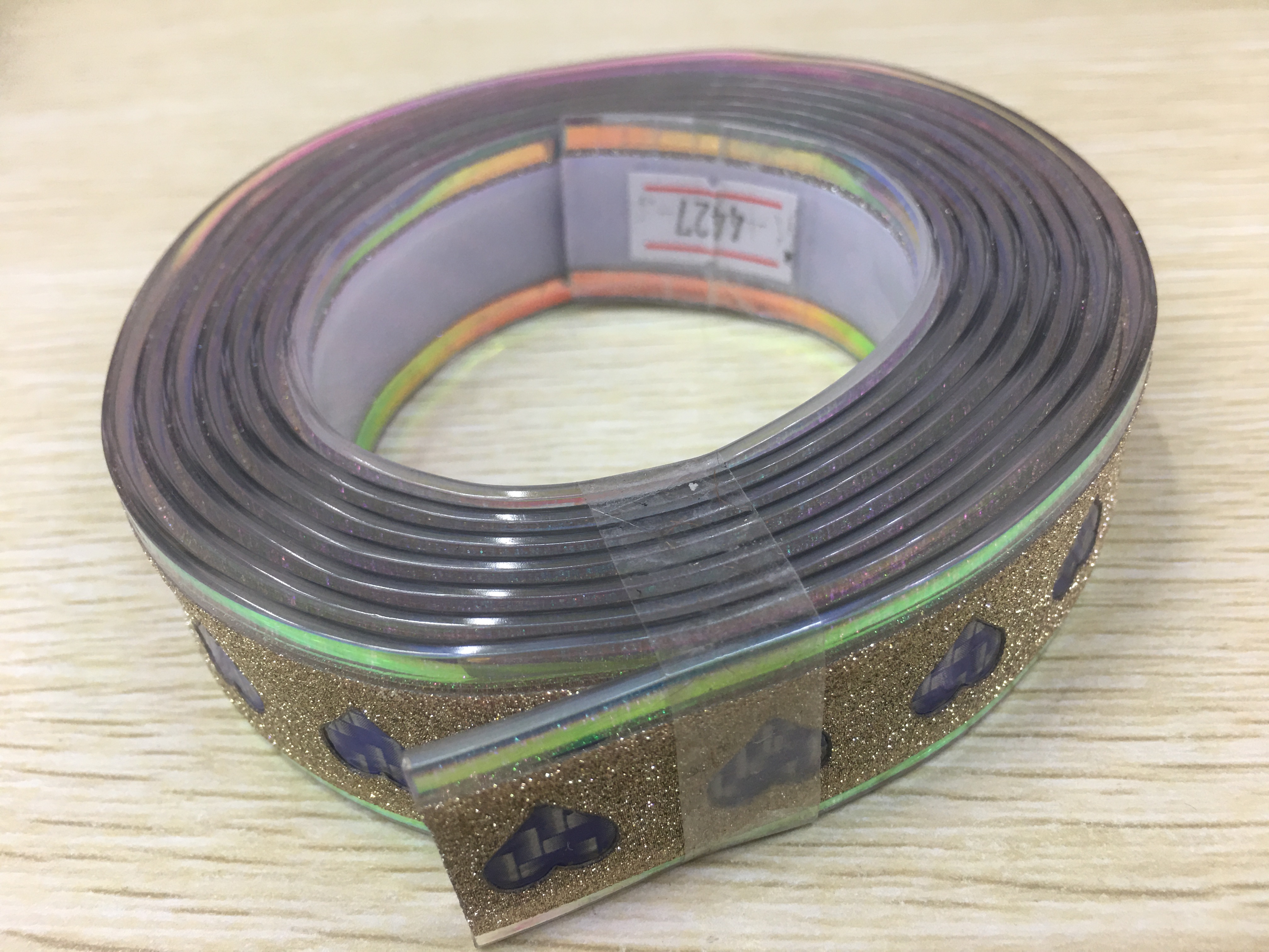 时尚PVC女鞋鞋面，环保PVC外贴格力特鞋面装饰条