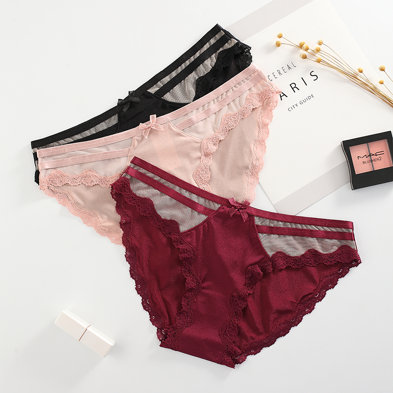 三角内裤蕾丝/轻薄透气舒适/性感蕾丝产品图