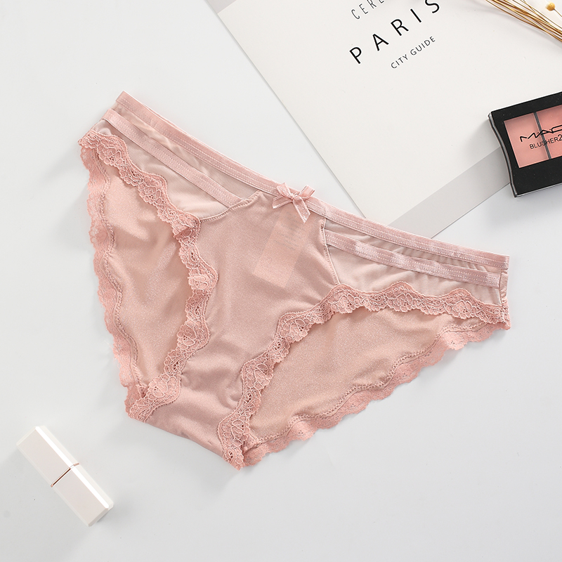 女士三角裤实物图