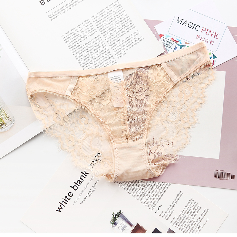 The Mystery of the Magic Box Underwear for women, pure cotton base, sexy lace, mid-low waist for women, pure temptation triangle underwear Application Scenario