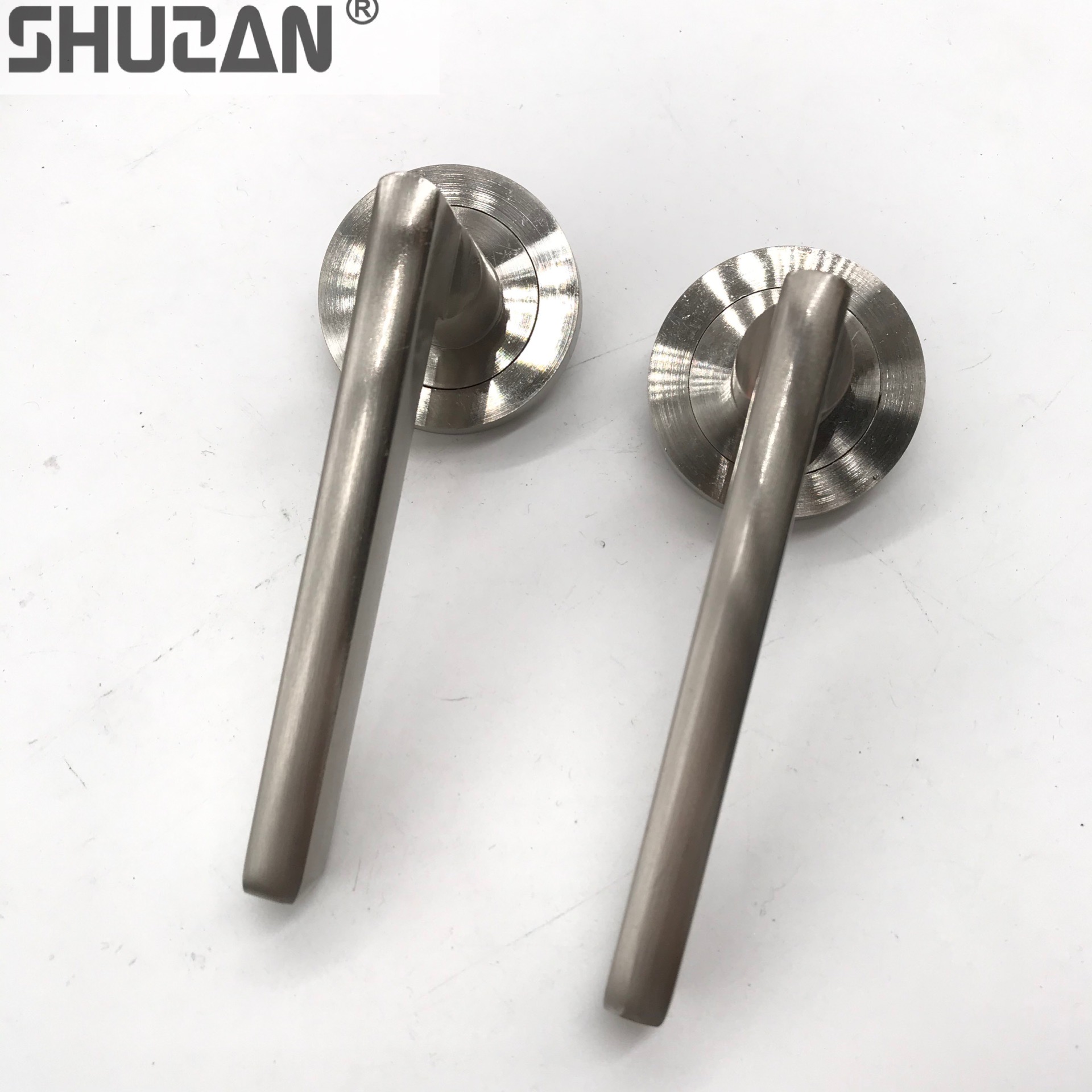 Shuzan high-quality brand aluminum alloy pebble door handles, door and window accessories, door hardware, ice crack, European-style cabinet door handles, window handles