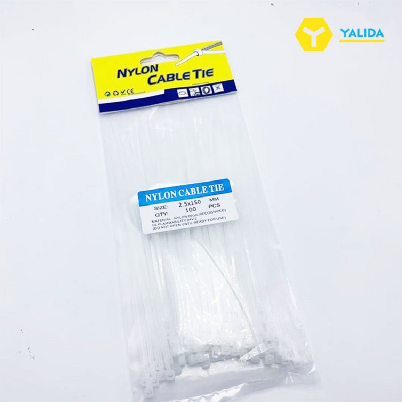 白色尼龙扎带/Nylon cable ties工具配件厂家直销