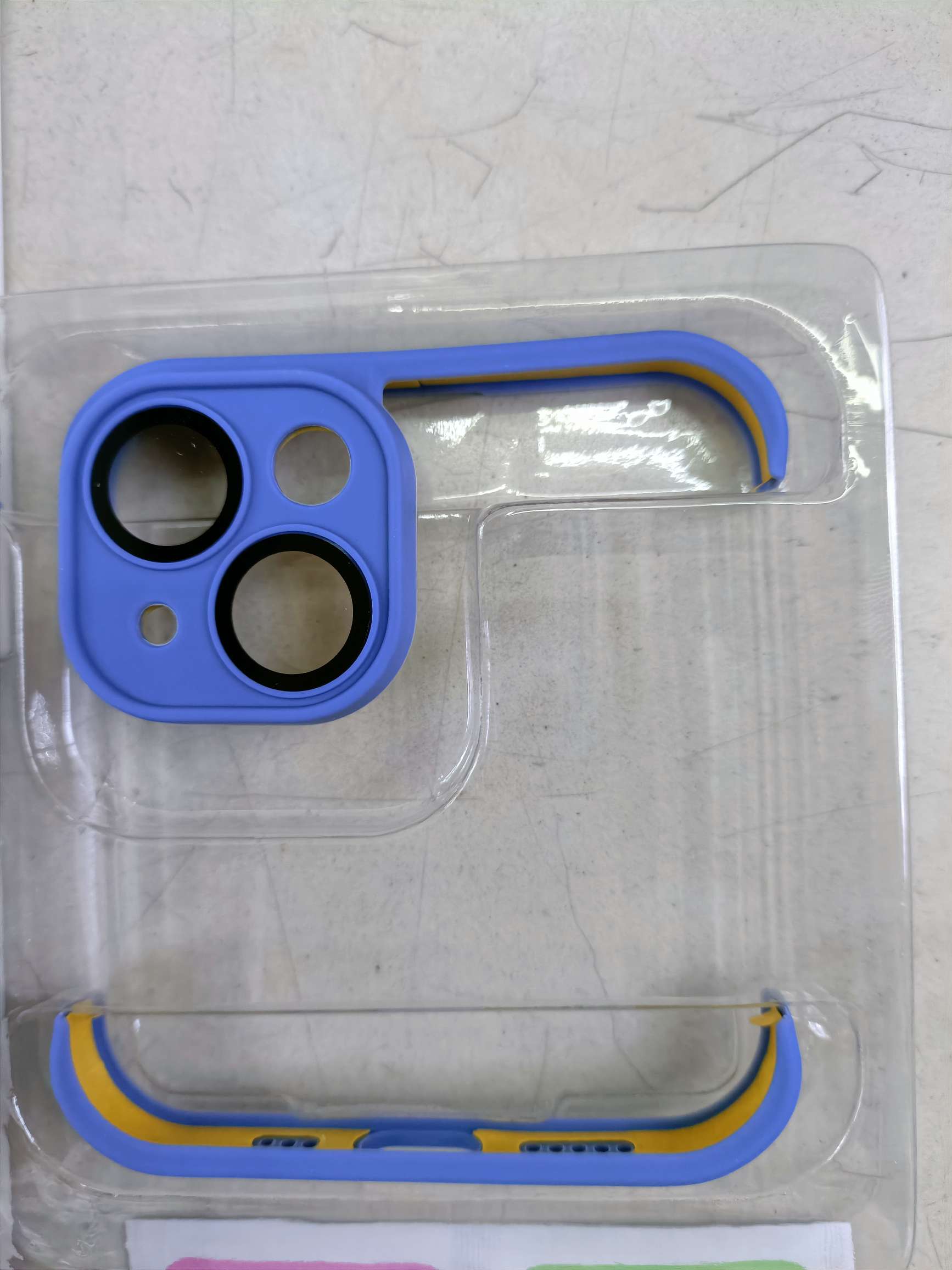 The tpu frame of the mobile phone lens film foot pad is truly borderless for Apple 12-14 series detail image 2