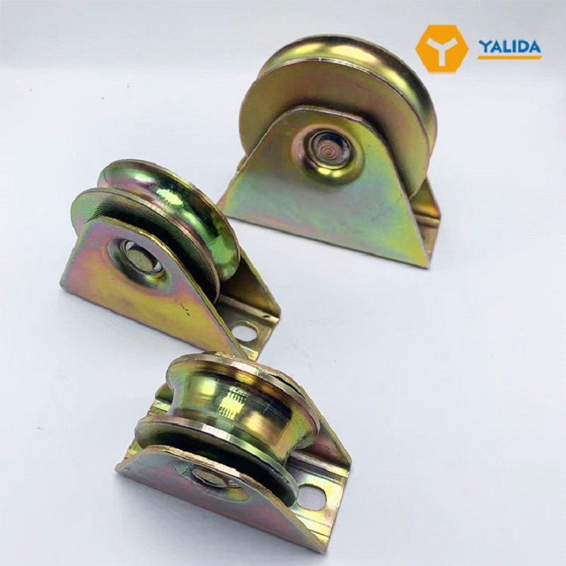 彩钢U型滑轮钢滑轮/U-shaped pulley五金工具厂家直销
