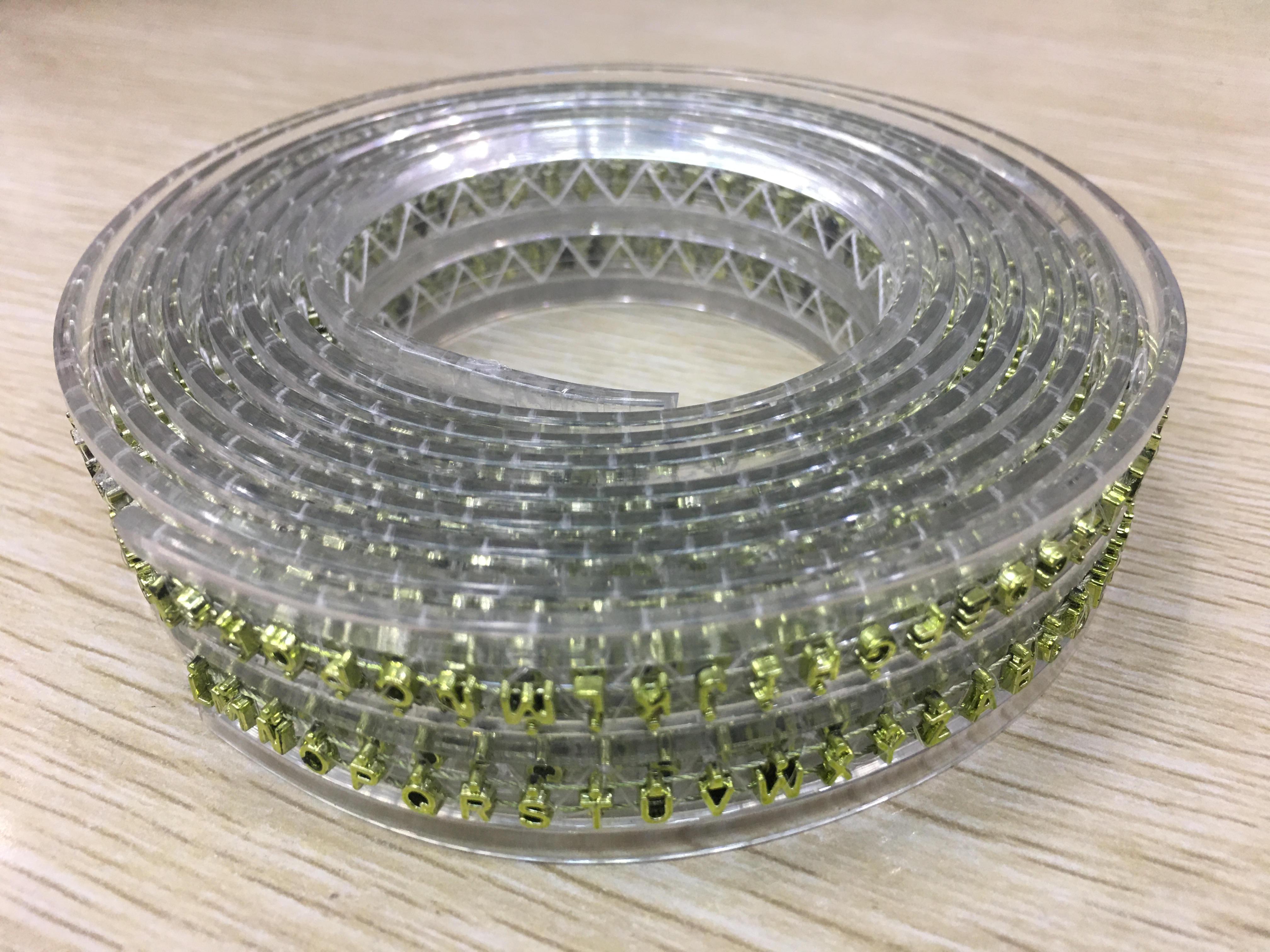 饰品胶条 PVC卡槽字母车线工艺#鞋材pvc透明条