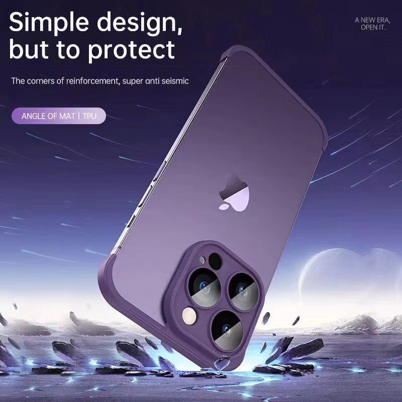 The tpu frame of the mobile phone lens film foot pad is truly borderless for Apple 12-14 series detail image 14