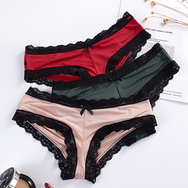 The Mystery of the Magic Box women's underwear is a sexy, delicate, ice-silk, comfortable, breathable, high-elasticity and thin women's underwear details Picture