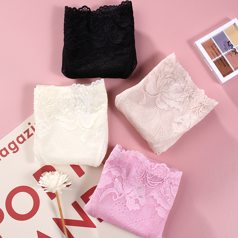 The Mystery of the Magic Box lace mesh inner pants with lace design at the waist are cute, comfortable, breathable and thin girls' underwear