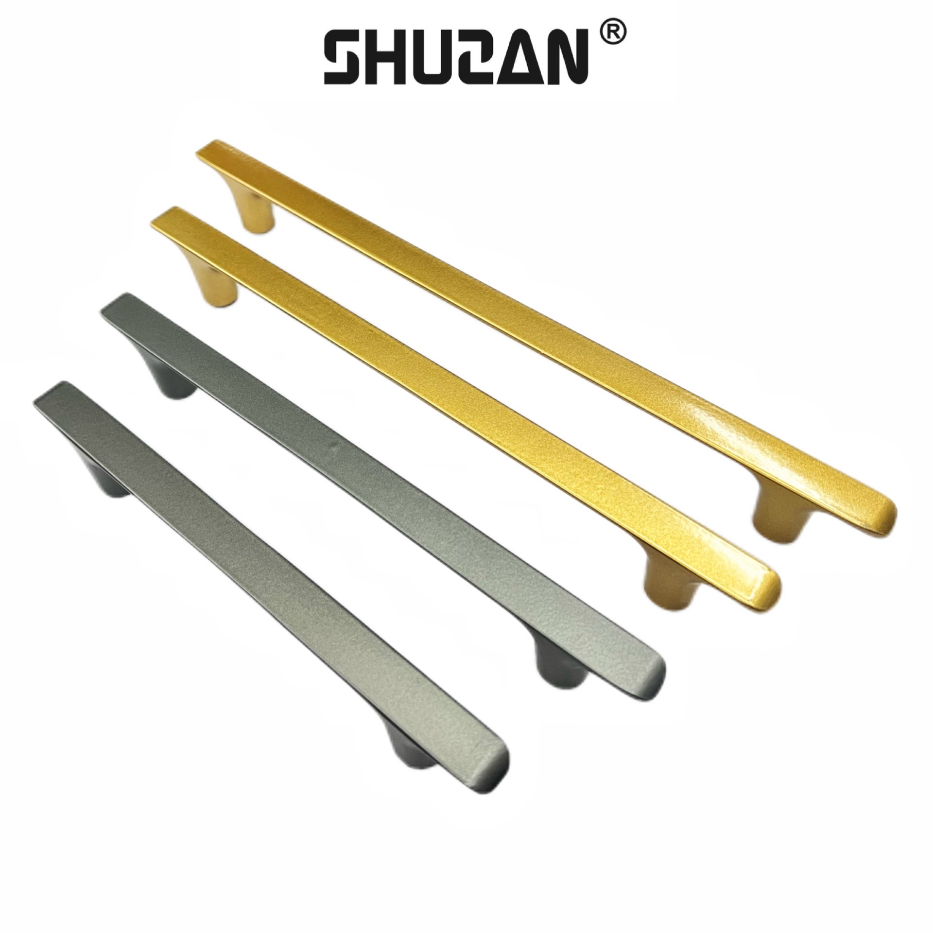 Shuzan Z brand pebble ice crack European-style cabinet door handle, household furniture door handle, door hardware accessories, cabinet handle details Picture