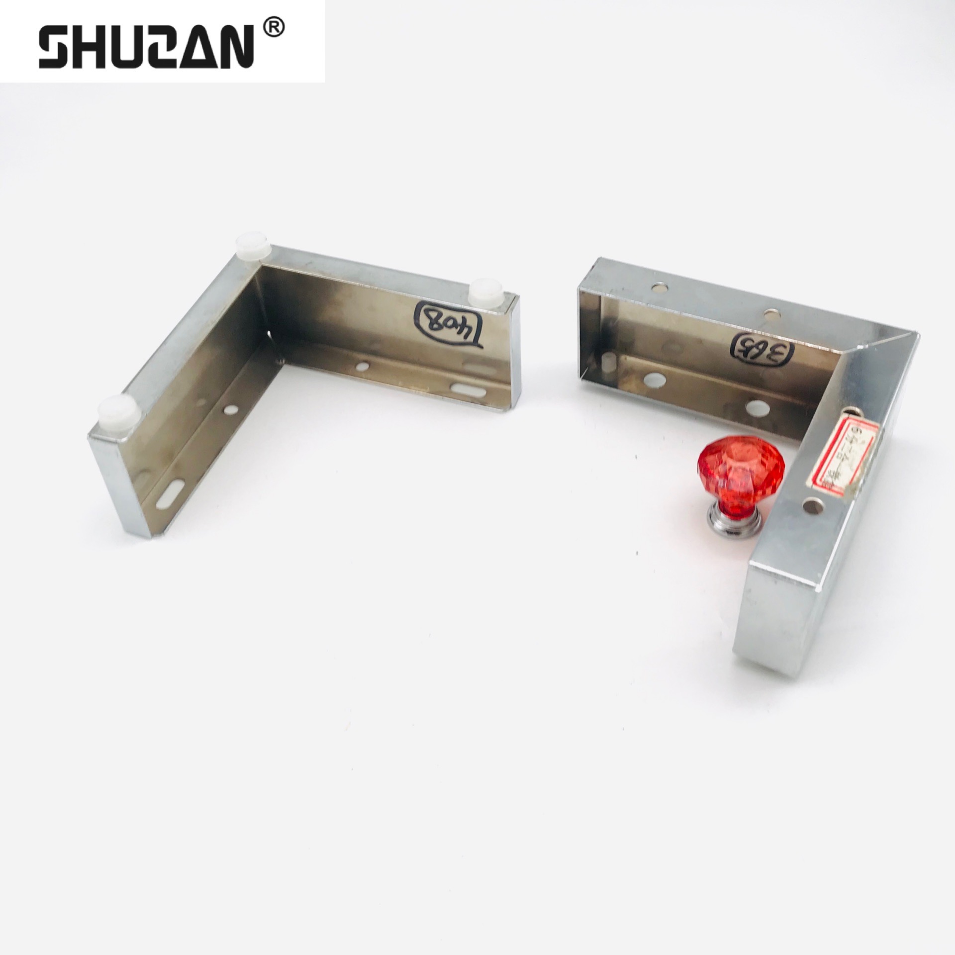Shuzan aluminum alloy sofa legs, cabinet legs, furniture accessories, lock fastening, full-house customization, suitable acrylic solid color wheel beads details Picture