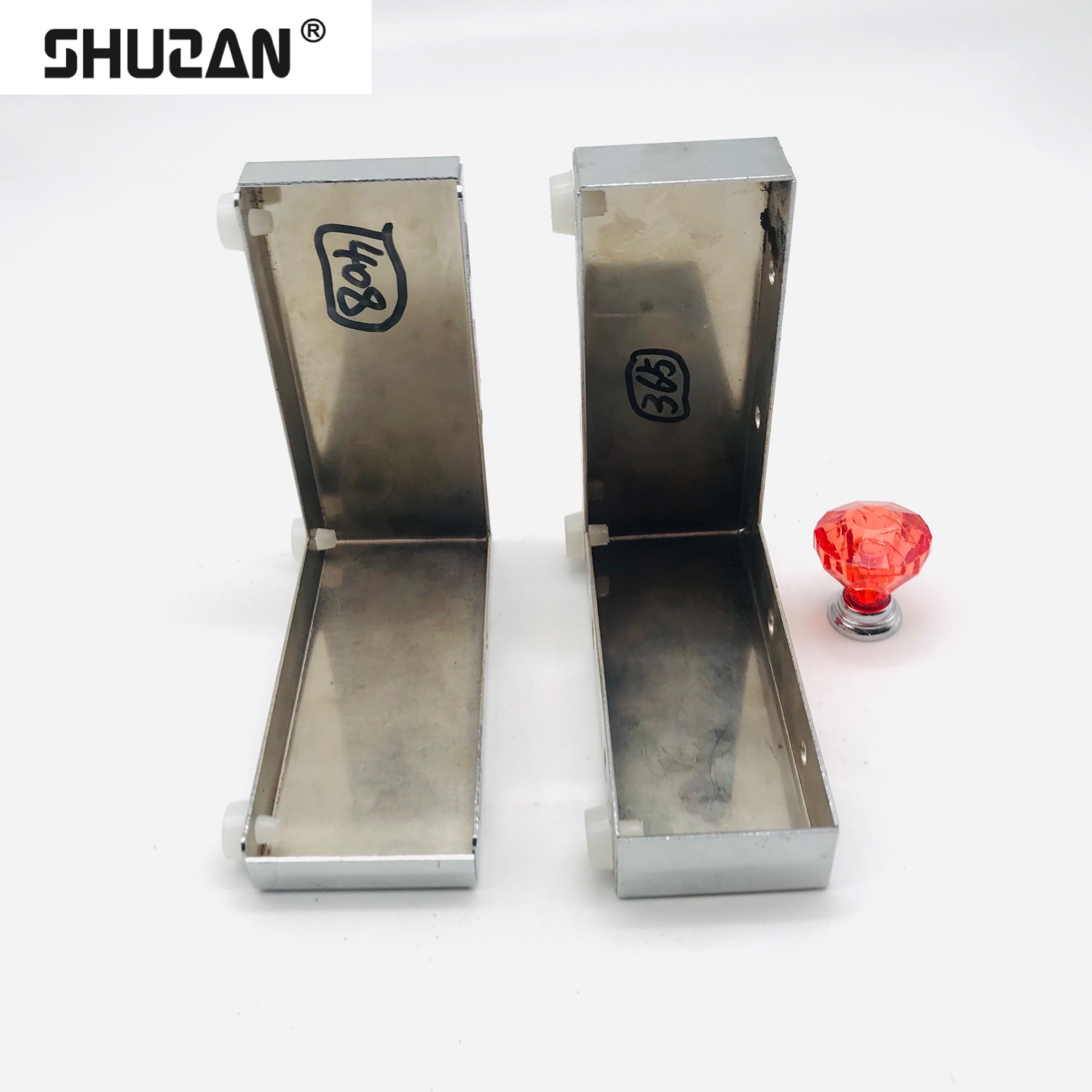 Shuzan aluminum alloy sofa legs, cabinet legs, furniture accessories, lock fastening, full-house customization, suitable acrylic solid color wheel beads Item Picture