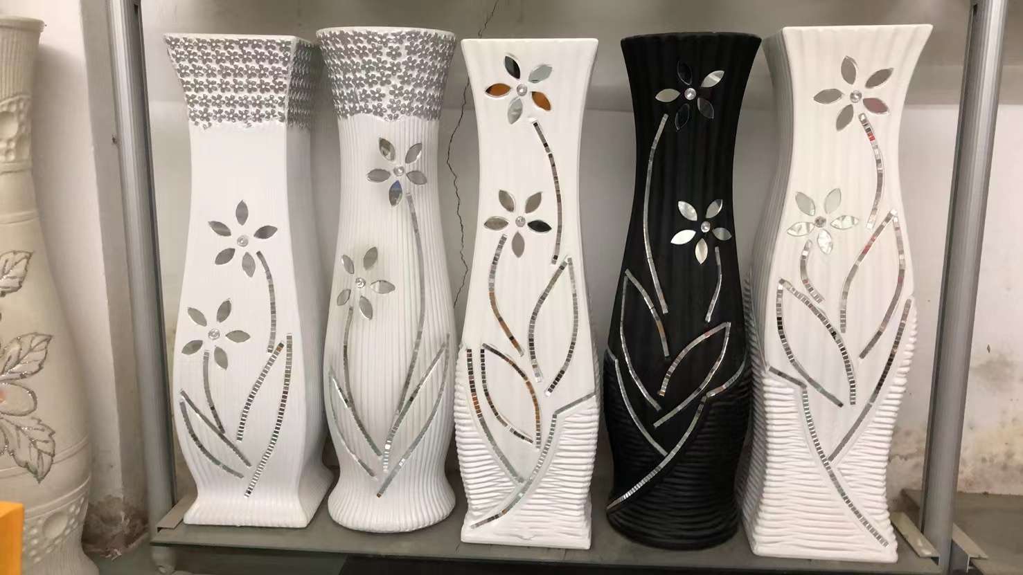 Ceramic Vase (Carved) 111