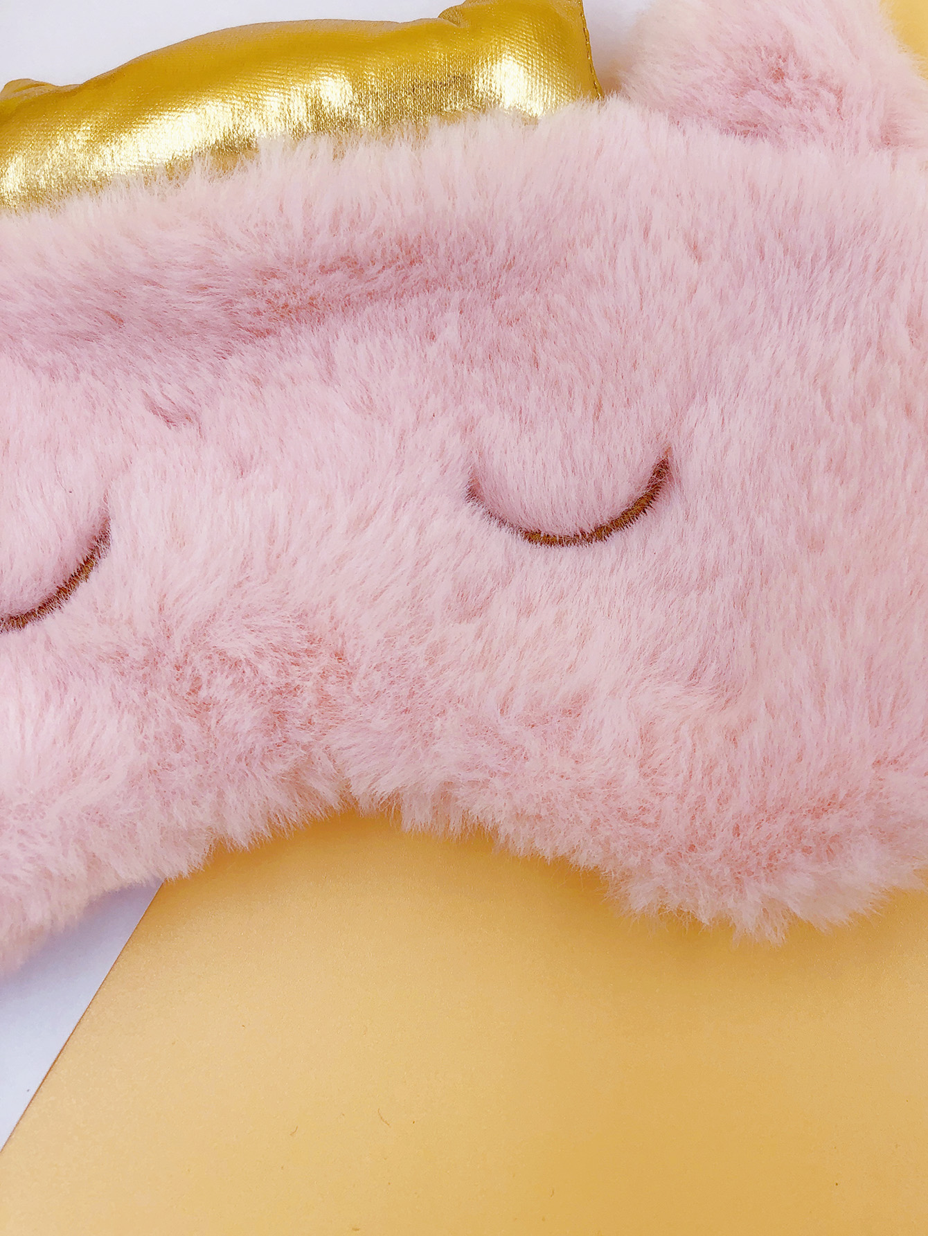 现货护眼罩卡通皇冠粉色眼罩学生睡眠眼罩透气遮光绣花眼罩毛绒眼罩柔软舒适男女通用护眼眼罩可定制厂家定制来稿打样订单生产均可详情图2