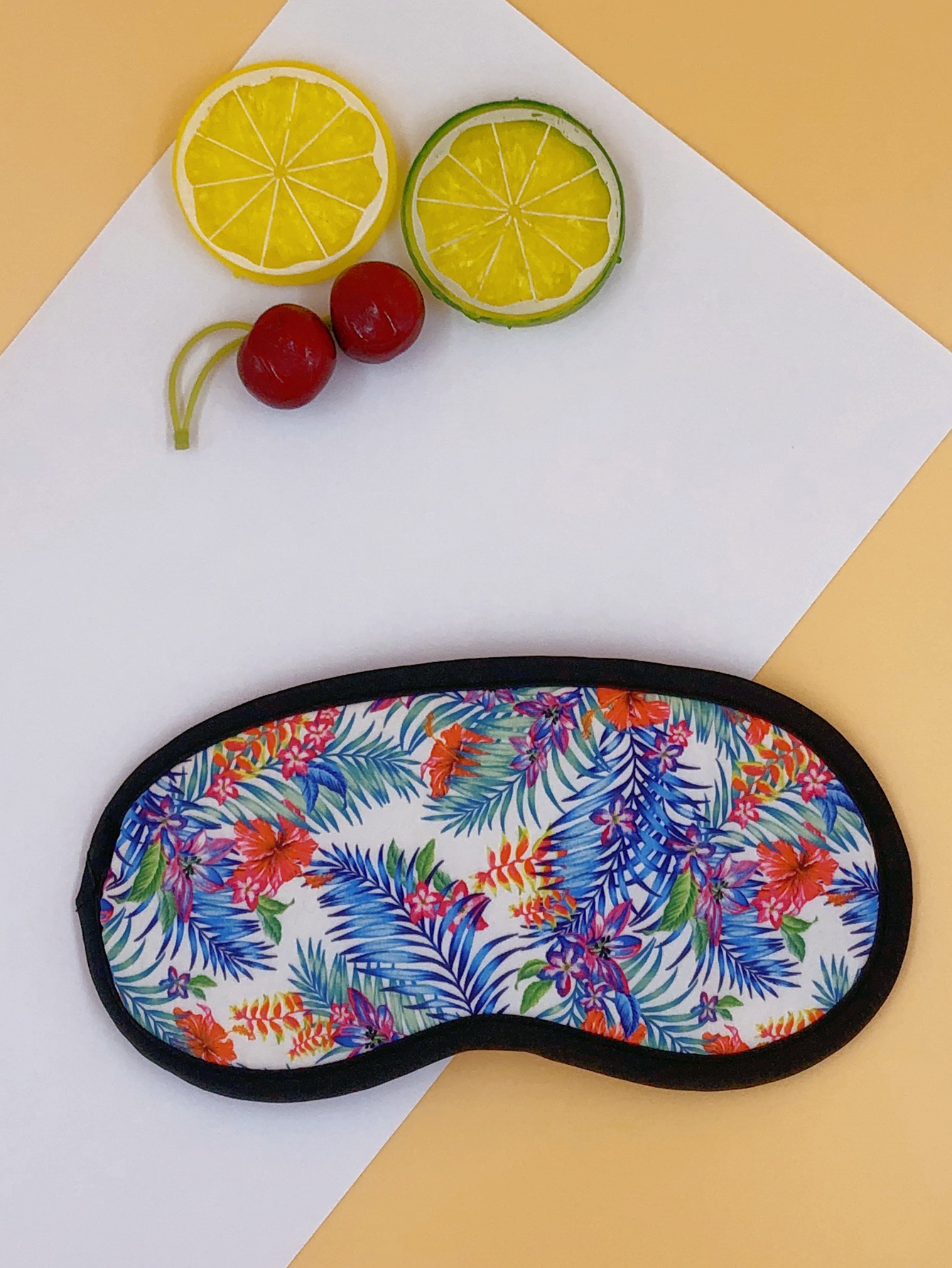 现货护眼罩艺术涂鸦眼罩学生睡眠眼罩透气遮光绣花眼罩毛绒眼罩柔软舒适男女通用护眼眼罩可定制厂家定制来稿打样订单生产均可详情图2