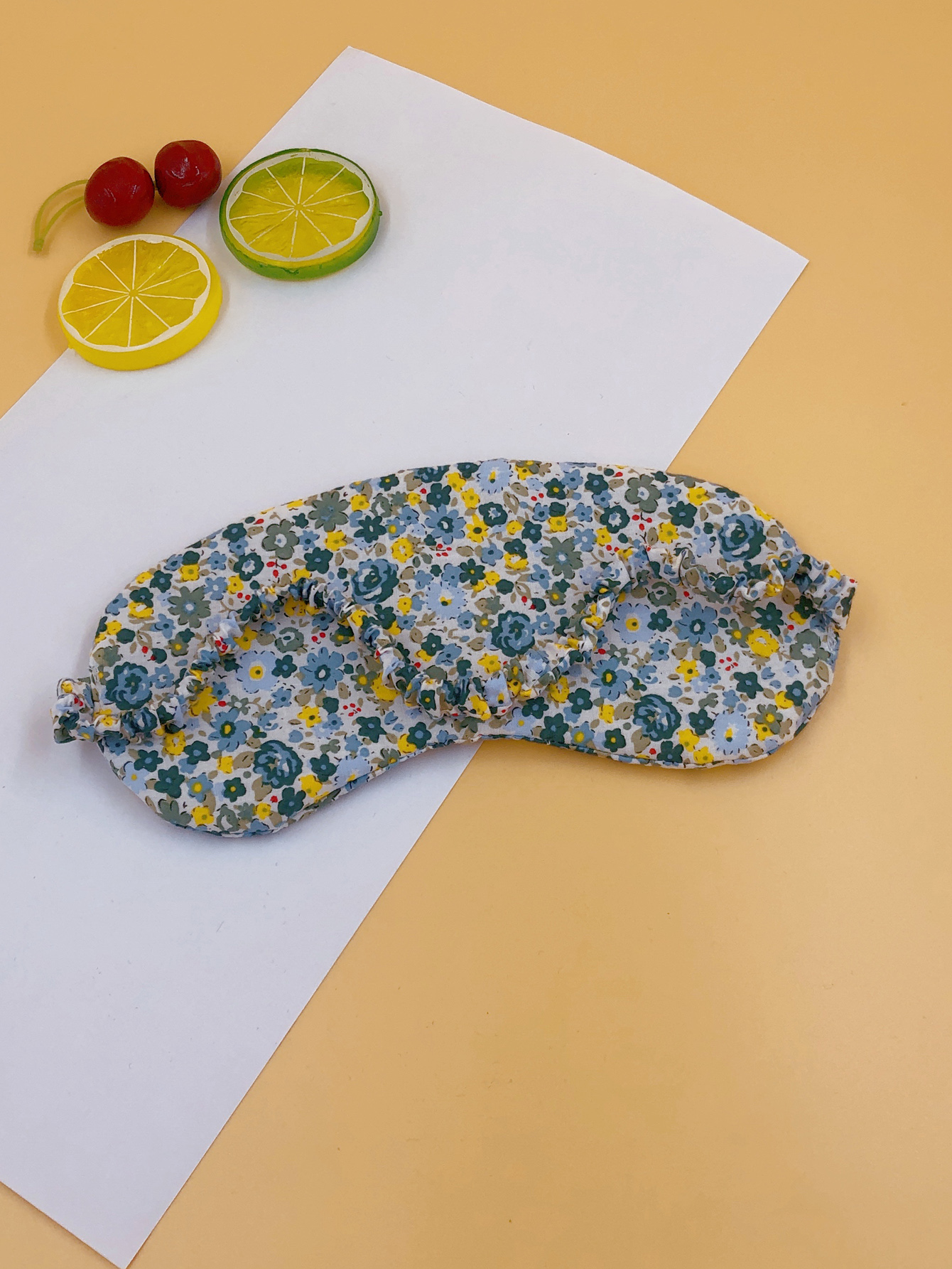 In-stock eye masks: Floral green breathable eye masks, student sleep eye masks, breathable and light-blocking embroidered eye masks, plush eye masks, soft and comfortable, suitable for both men and women. Eye masks available for customization. Factory customization, sample production based on submission, and order production are all acceptable details Picture