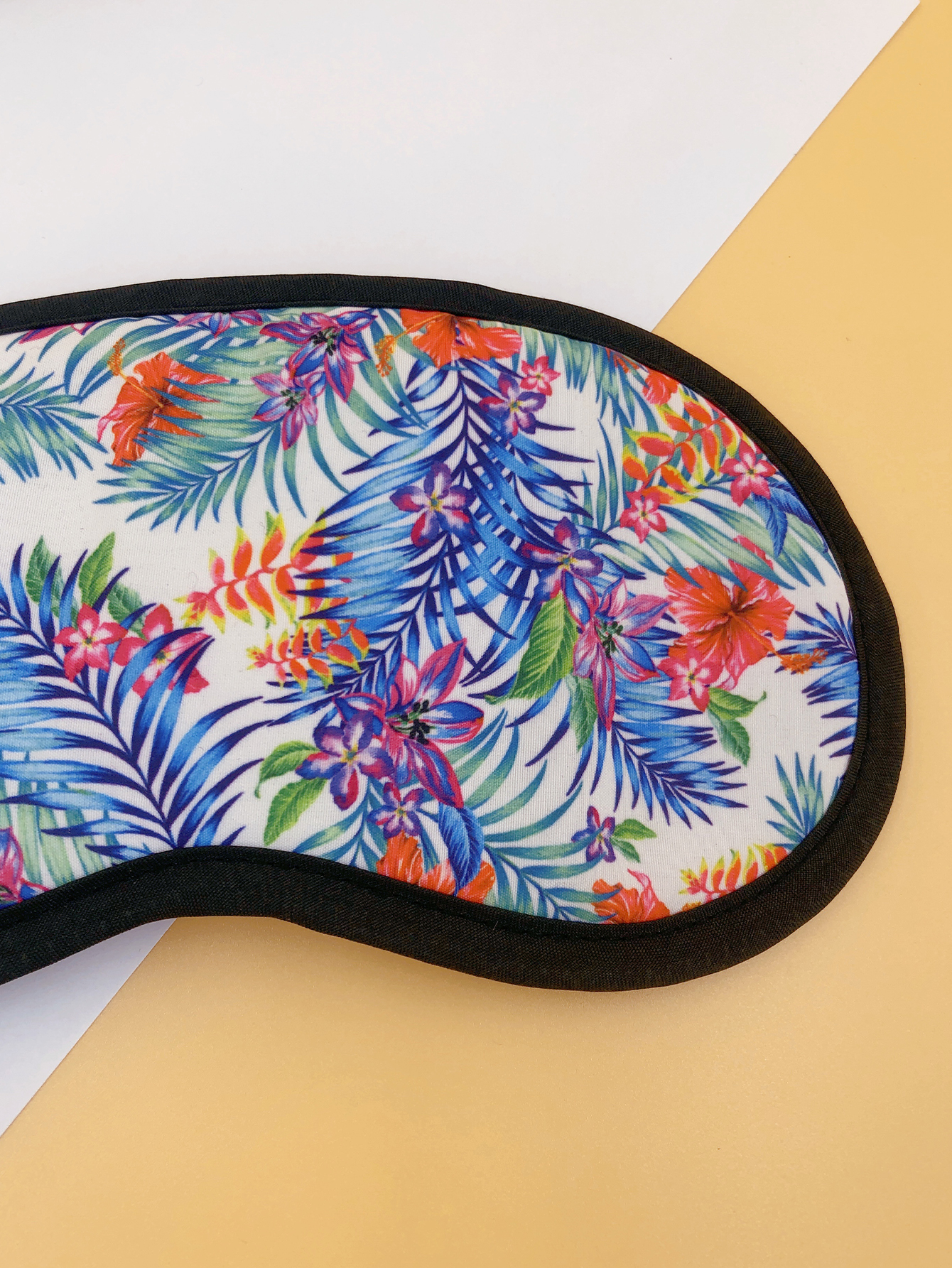 现货护眼罩艺术涂鸦眼罩学生睡眠眼罩透气遮光绣花眼罩毛绒眼罩柔软舒适男女通用护眼眼罩可定制厂家定制来稿打样订单生产均可详情图3