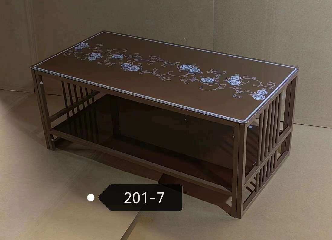 أنعم بأثاث أثاث منضدة مستديرة محمولة من طراز باندا في غرف الجلوس في غرف المعيشة في غرف المعيشة للزجاج الفولاذ الحديث Application Scenario