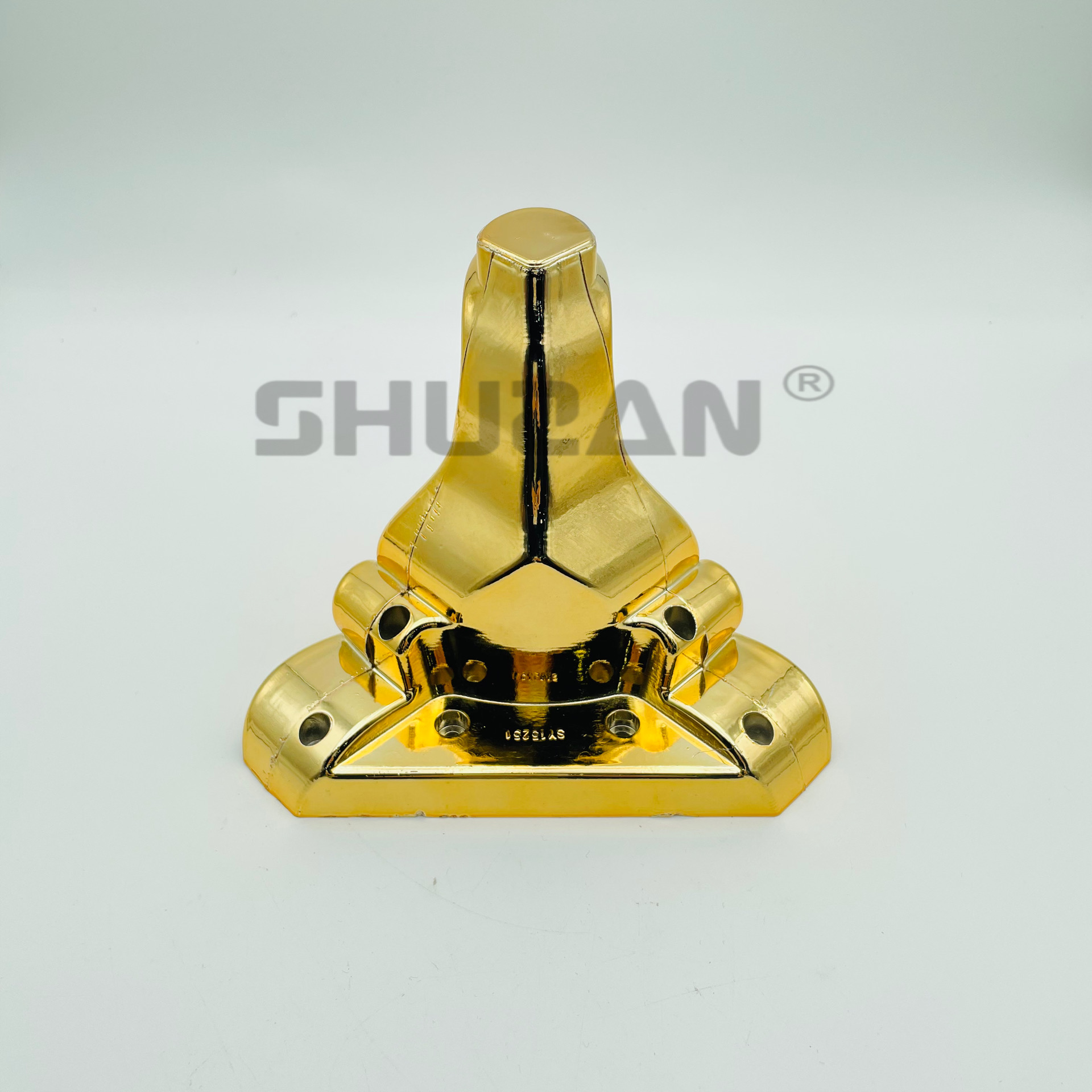 Shuzan high-quality brand hardware furniture plastic cabinet feet, household adjustable two-foot mushroom nail cabinet feet with rubber wheels, universal wheels, casters model A1 003