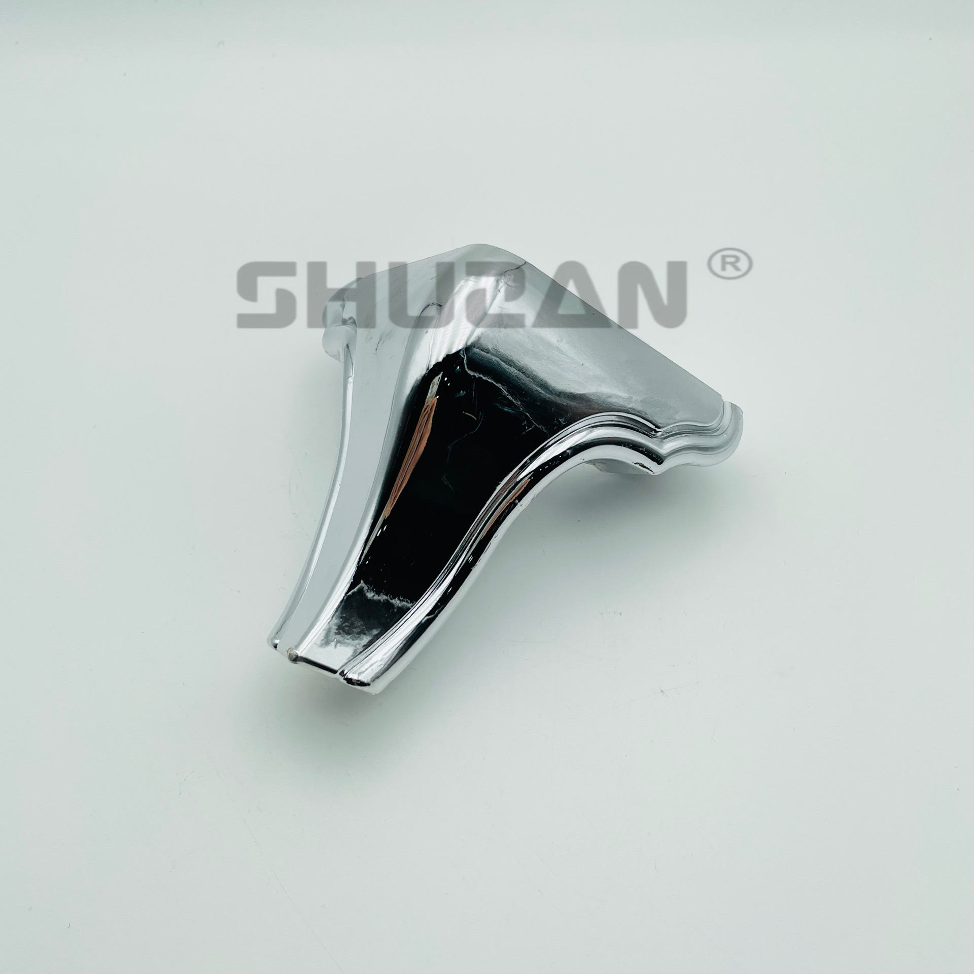 The well-known brand of Shuzan, C-shaped silver universal hardware plastic cabinet legs, household table legs, anti-slip and lightweight model Z300 003 Specification image