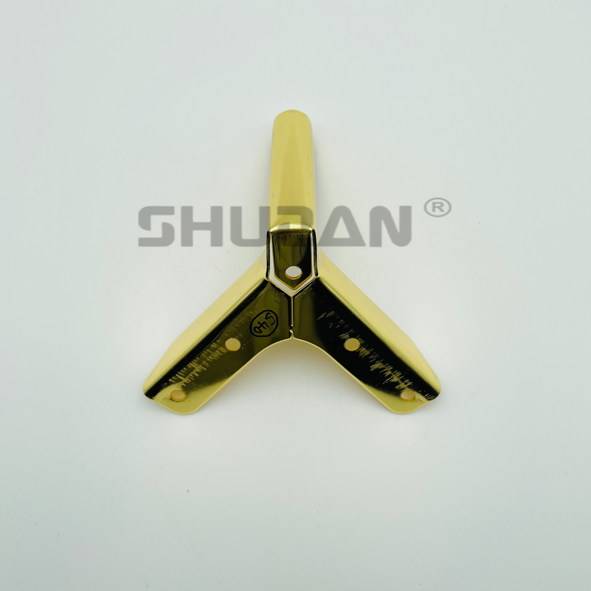 Shuzan high-quality brand A-shaped triangular universal hardware cabinet legs and household table legs are stable and heavy-duty, model X100 003 Application Scenario