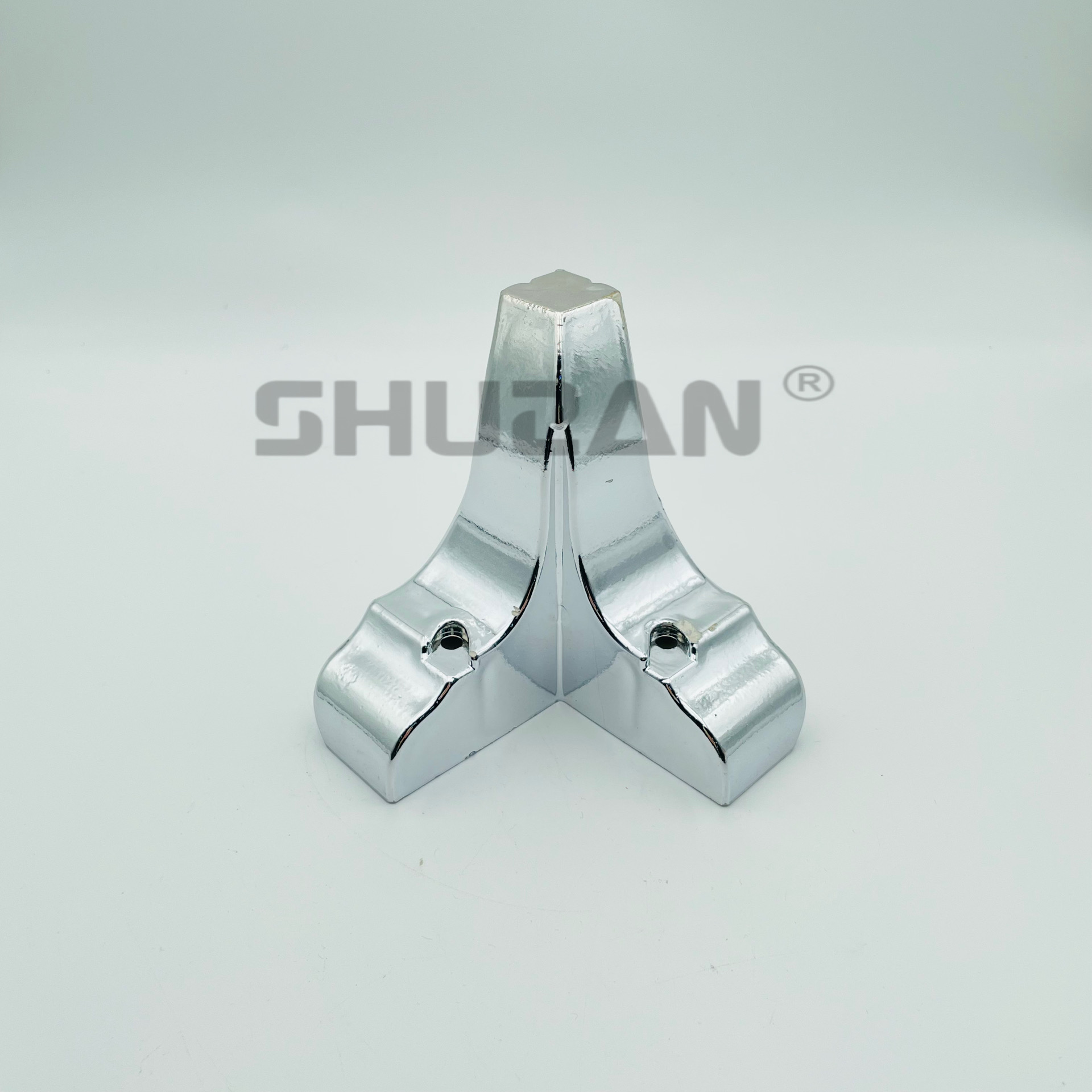 The well-known brand of Shuzan, C-shaped silver universal hardware plastic cabinet legs, household table legs, anti-slip and lightweight model Z300 003