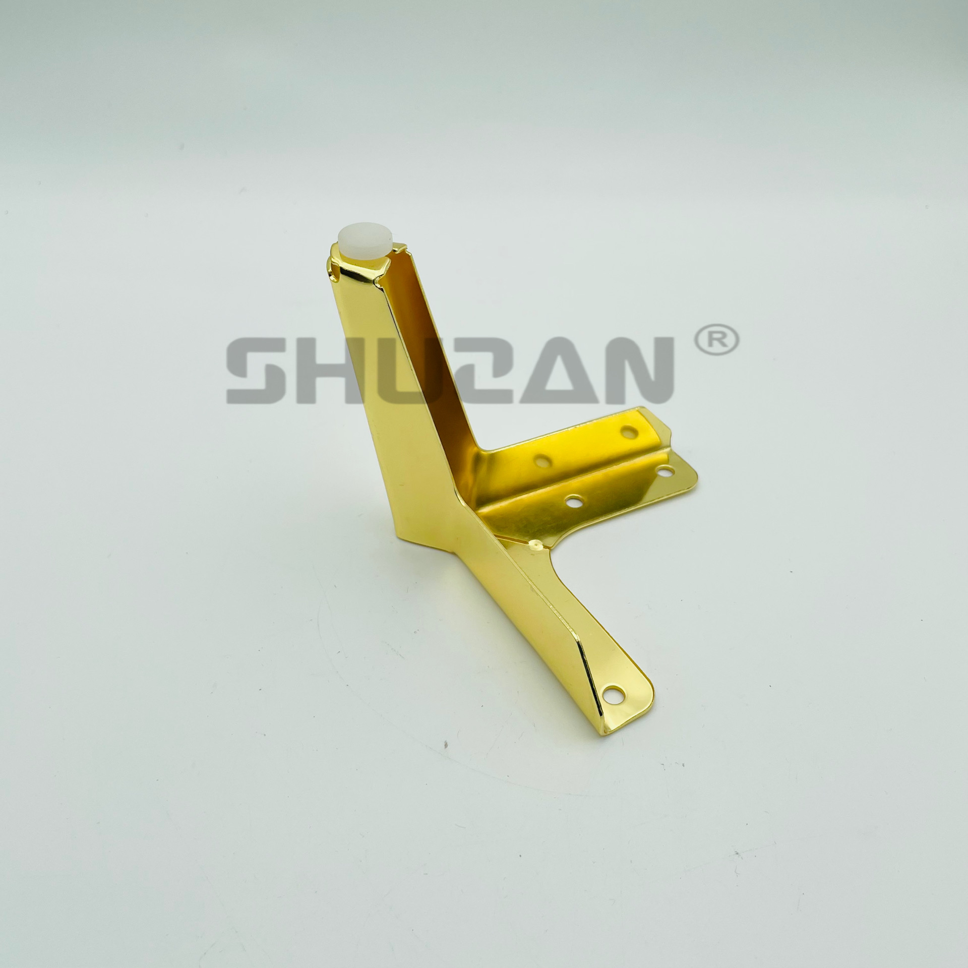 Shuzan high-quality brand A-shaped triangular universal hardware cabinet legs and household table legs are stable and heavy-duty, model X100 003 Specification image