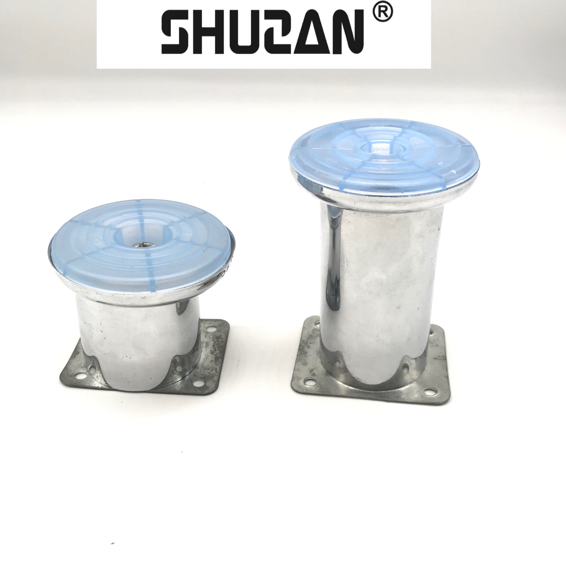 Specialized for foreign trade household stainless steel straight pipe cabinet feet, sofa feet, coffee table feet and support feet hardware accessories Specification image