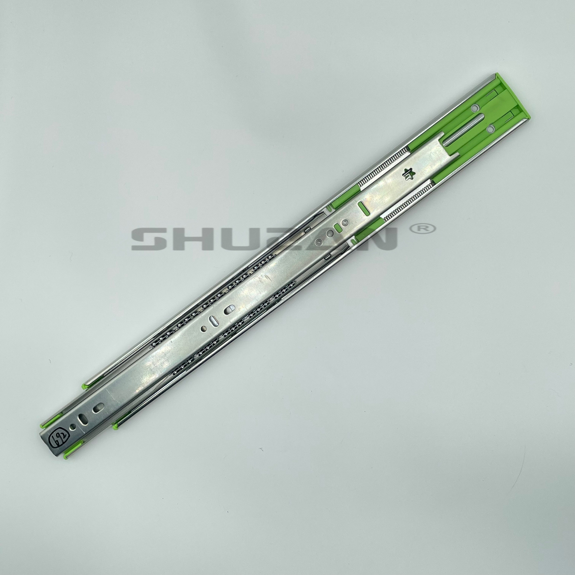 Shuzan XX brand buffer three-fold rail drawer track slide rail hardware accessories Quiet, smooth and durable Model XX303 Other door and window accessories 003 details Picture