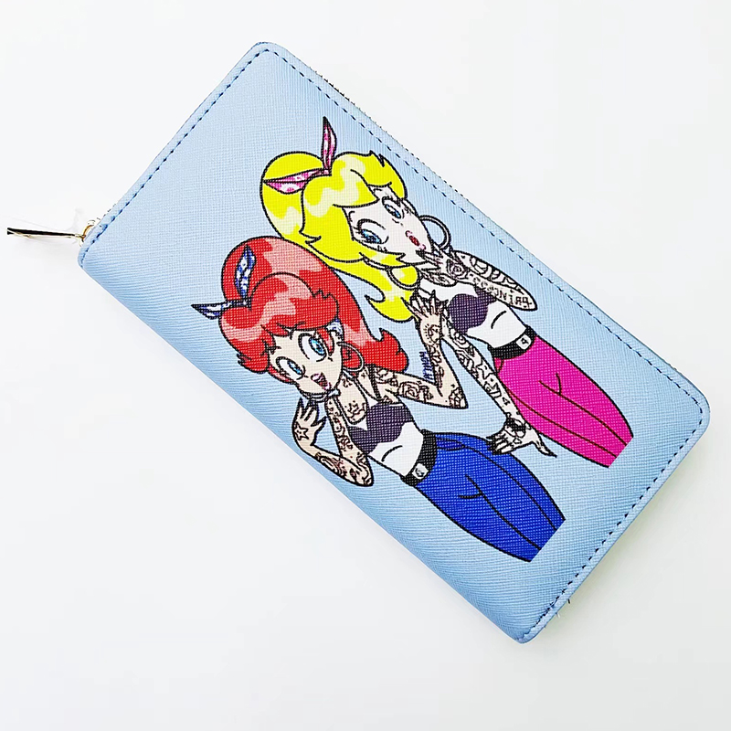 Hot-selling European and American wallet manufacturer direct sales. Trendy graffiti card cases, European and American ID cases, small item cases. Yiwu factory Application Scenario
