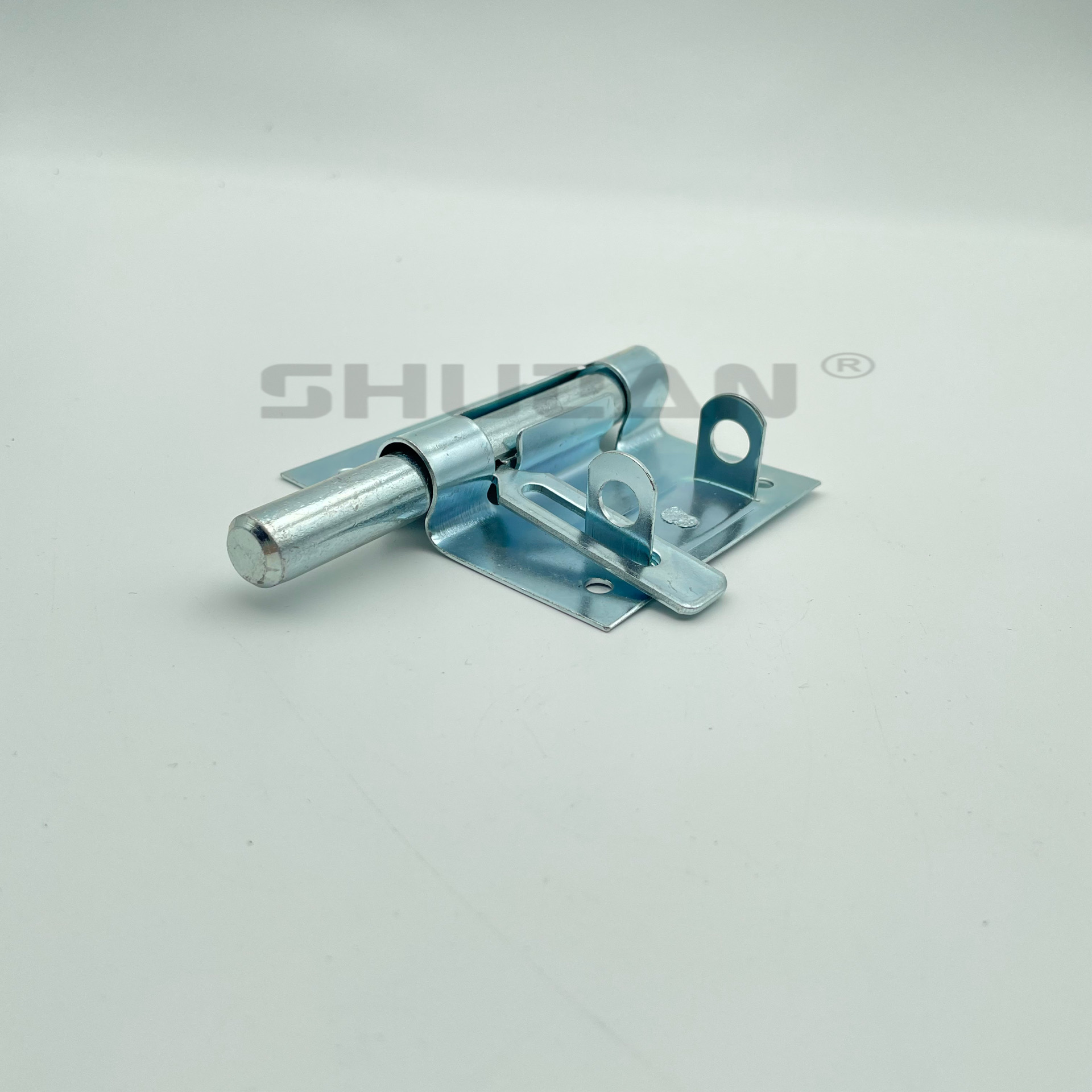 Shuzan High cost-performance white zinc latch hardware accessories for furniture, universal, safe and stable XX model 003 Specification image