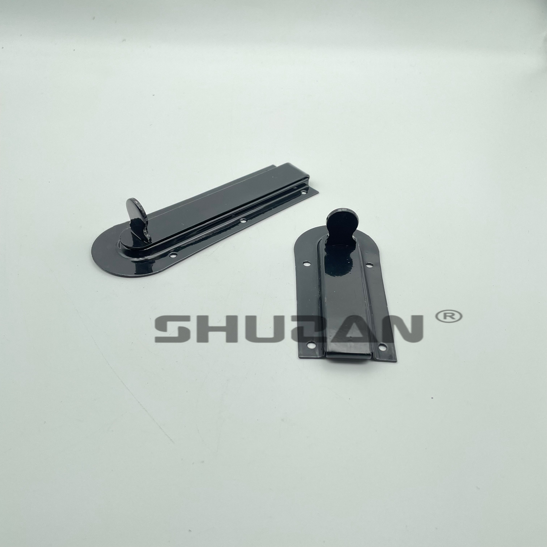 Shuzan Premium Brand A black door bolt latch hardware accessories, universal high-strength and durable, essential for furniture Model X100 002 Specification image