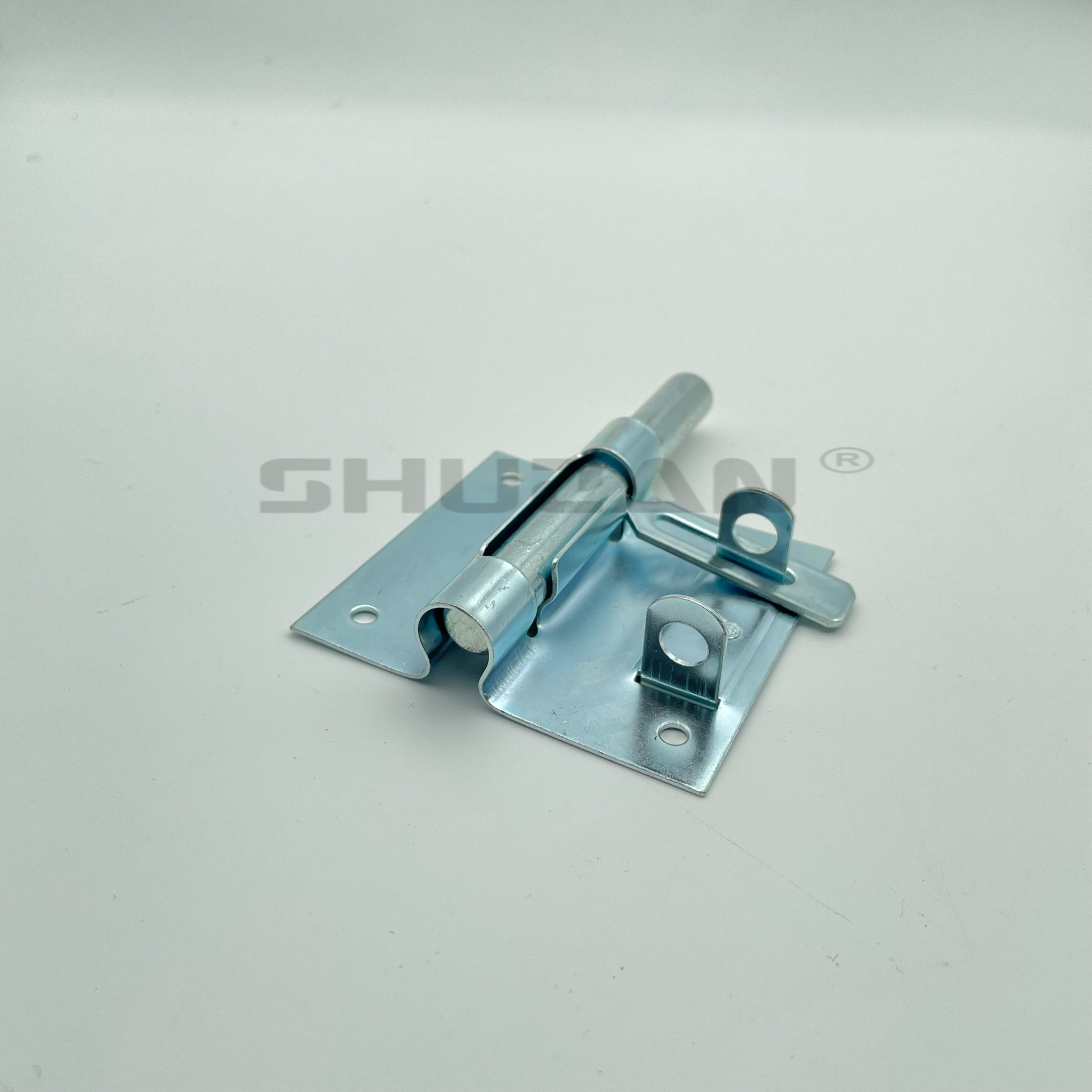 Shuzan High cost-performance white zinc latch hardware accessories for furniture, universal, safe and stable XX model 003 details Picture