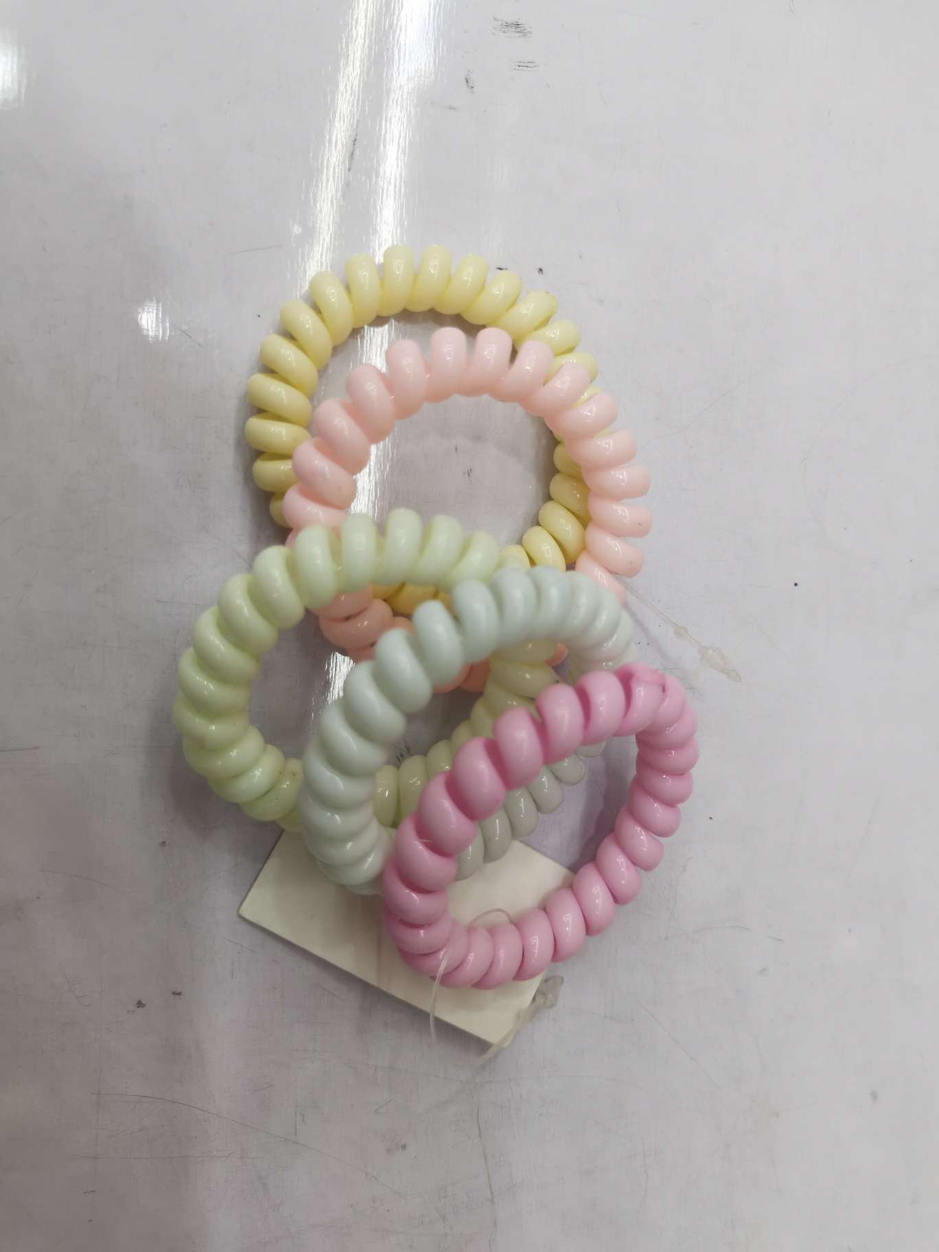 Mixed telephone line, high-elasticity hair band, ponytail, elegant hair accessory details Picture