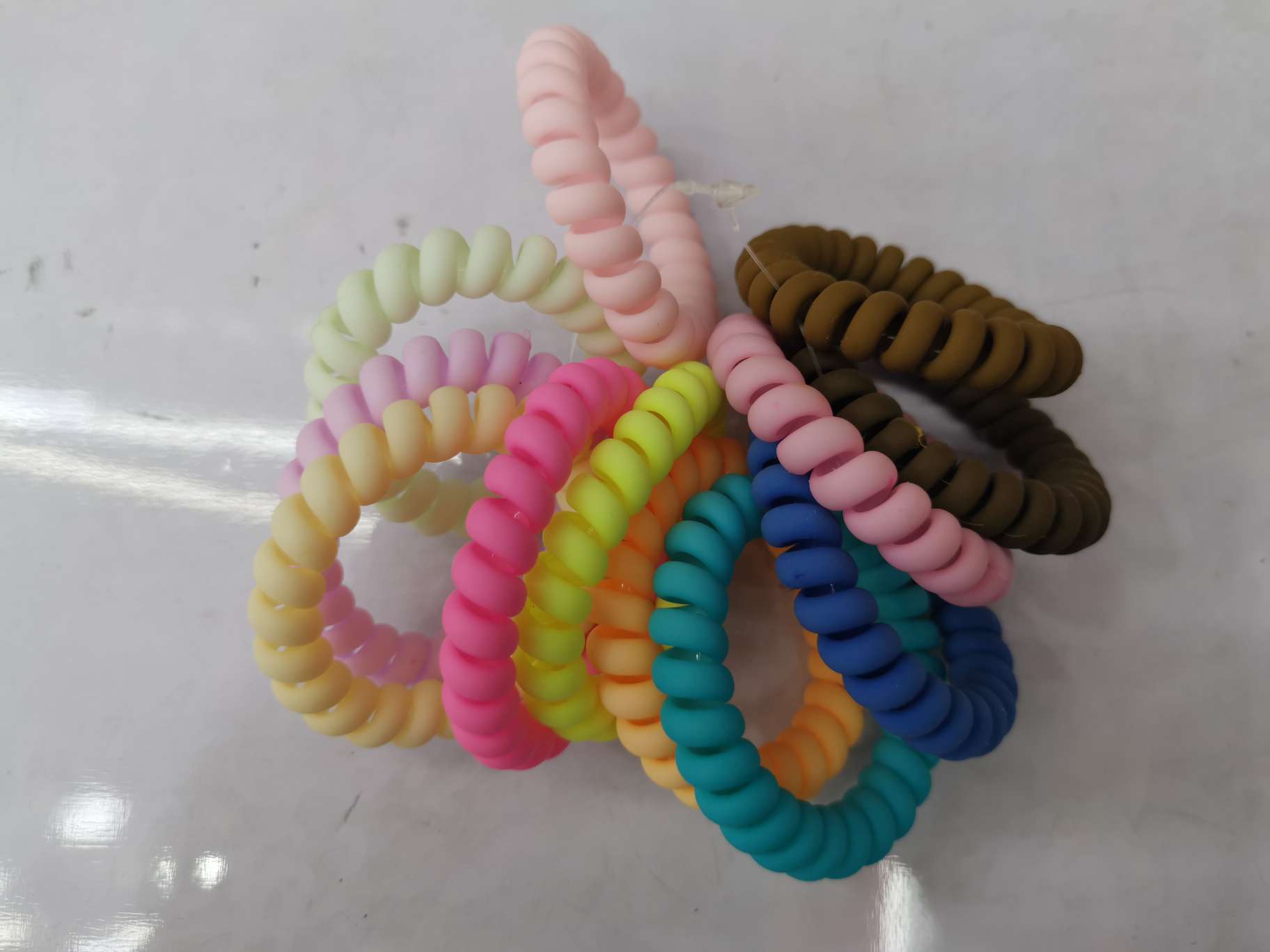 Mixed telephone line, high-elasticity hair band, ponytail, elegant hair accessory Specification image
