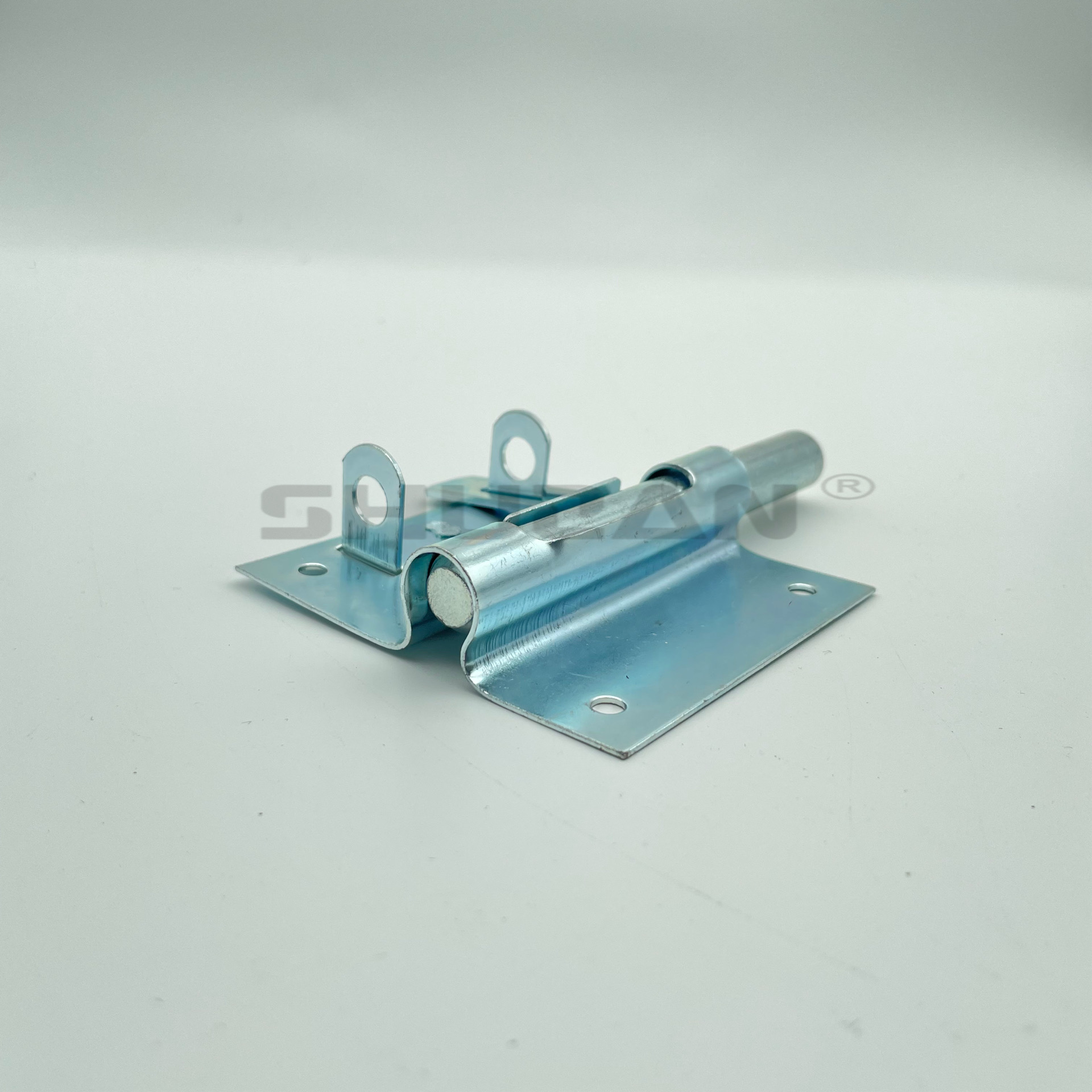 Shuzan High cost-performance white zinc latch hardware accessories for furniture, universal, safe and stable XX model 003 Item Picture