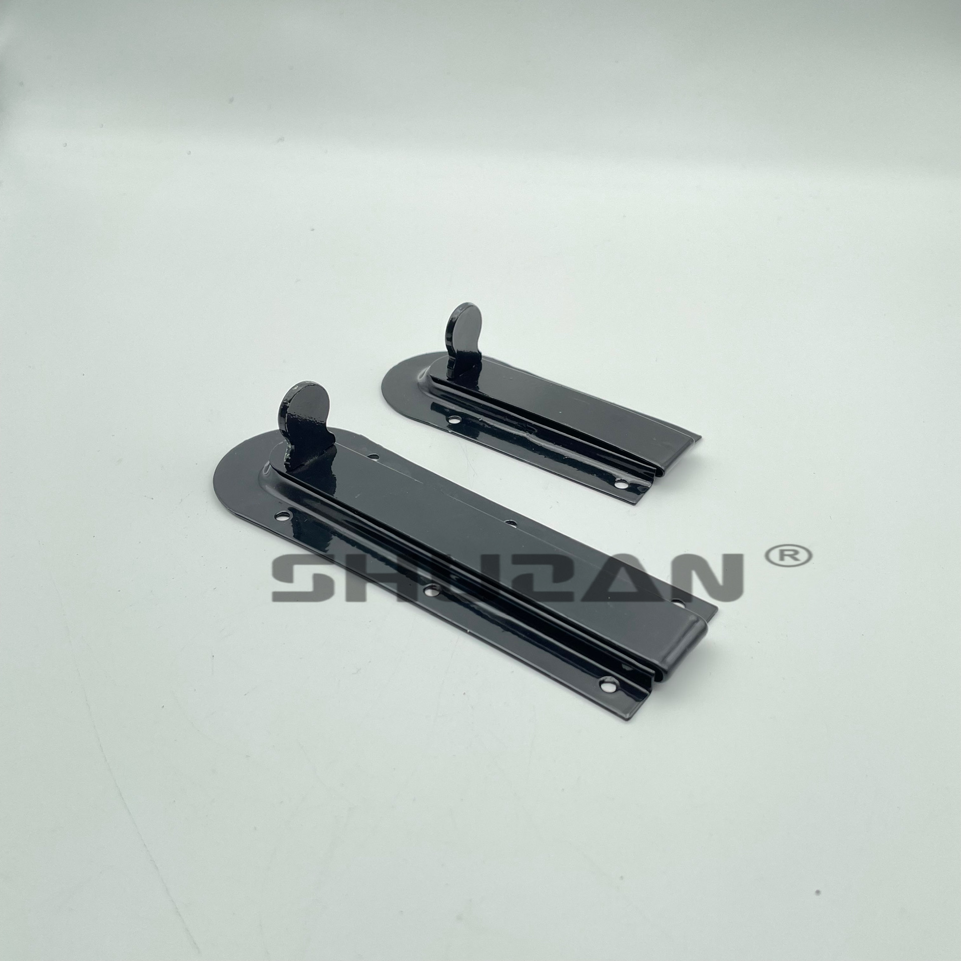 Shuzan Premium Brand A black door bolt latch hardware accessories, universal high-strength and durable, essential for furniture Model X100 002 details Picture