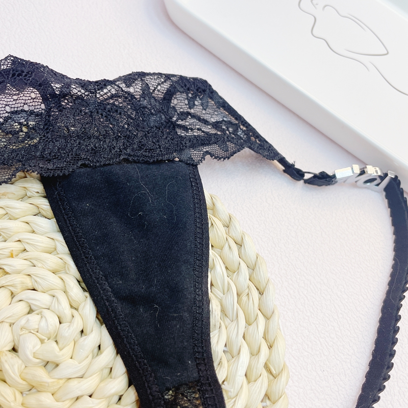 The Mystery of the Magic Box: Pure Desire Temptation, Comfortable Breathable, low-waisted French triangle underwear, Sexy Full lace, see-through thong Item Picture