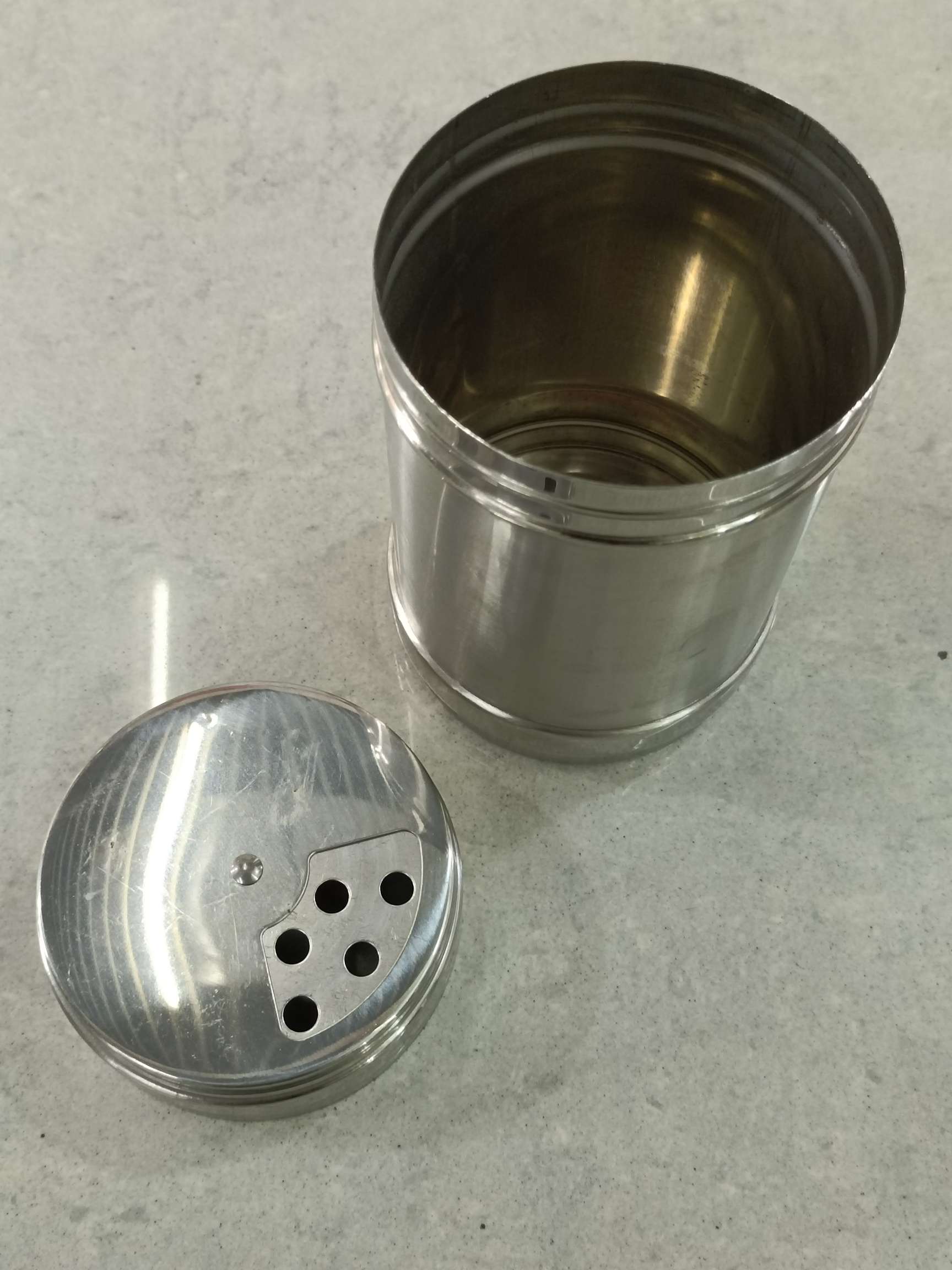 烧烤撒料瓶调料罐旋转调味瓶味精瓶不锈钢调味罐调料盒胡椒瓶