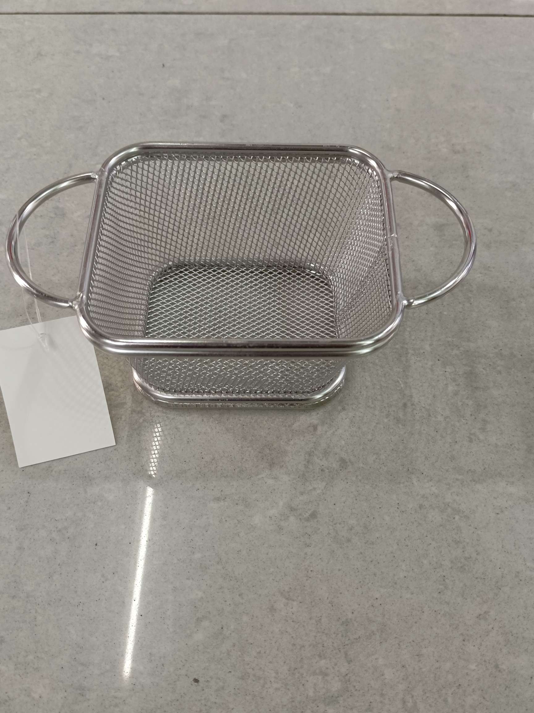 厂家直销 炸鸡翅篮304不锈钢迷你油炸篮炸筛方形薯条炸蓝迷你炸篮