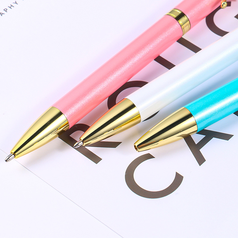 Customized creative flower pen holders, ballpoint pens, rose metal pens, advertising gift pens from the original manufacturer details Picture