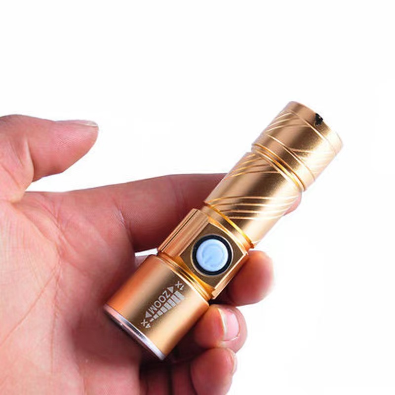أضواء يدوية ذات قدرة عالية داخل مصباح يدوي محمول طراز USB في Lear W Item Picture