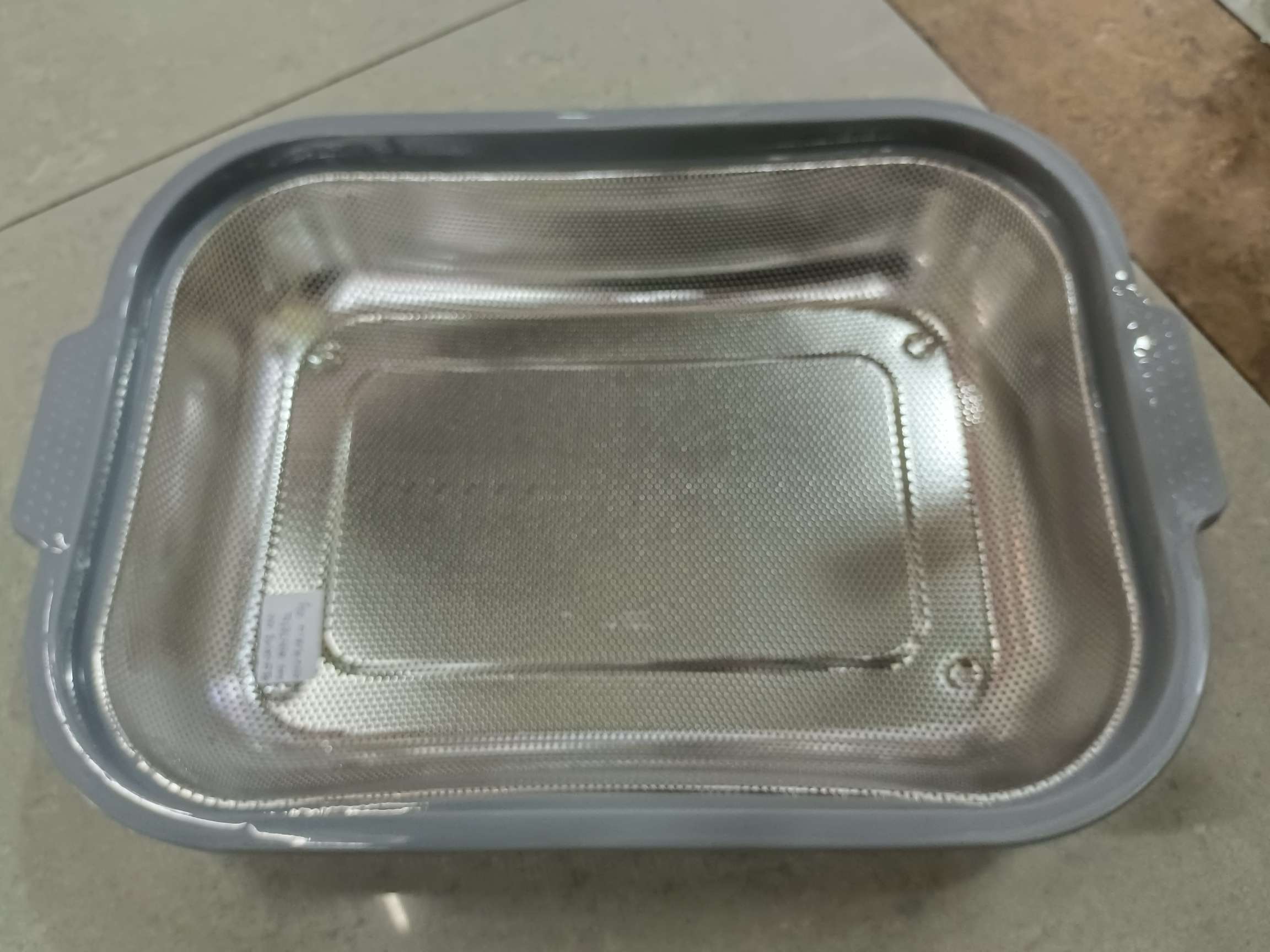 新款简约不锈钢密孔蓝子厨房家用洗菜篮淘米蓝洗水果蓝沥水洗米筛详情图5