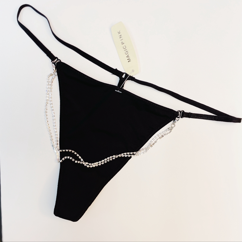 The Mystery of the Magic Box skinny thong, a low-waist European and American T-shirt with a sporty, seamless and sexy look. Leopard print Seductive, breathable, pure cotton crotch details Picture