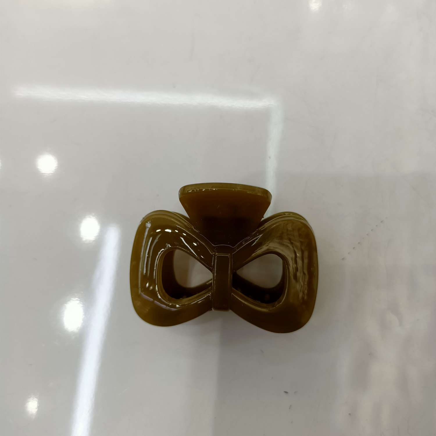 韩版时尚新款简约大气女生四公分抓夹 姜色35279婷婷饰品