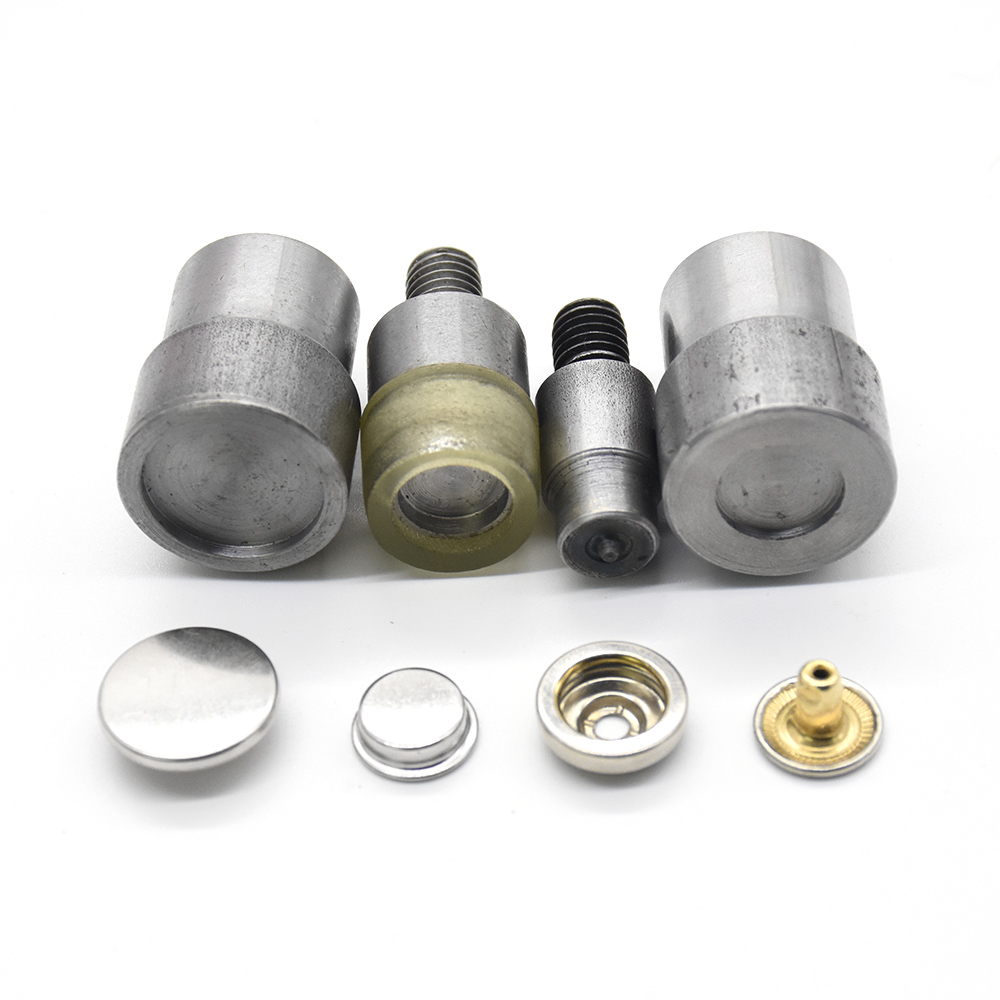 12.5/15mm按扣手压501模具金属503子母扣暗扣安装工具衣服隐形摁扣钮扣金属铜四合扣 四件扣 电动机器模具