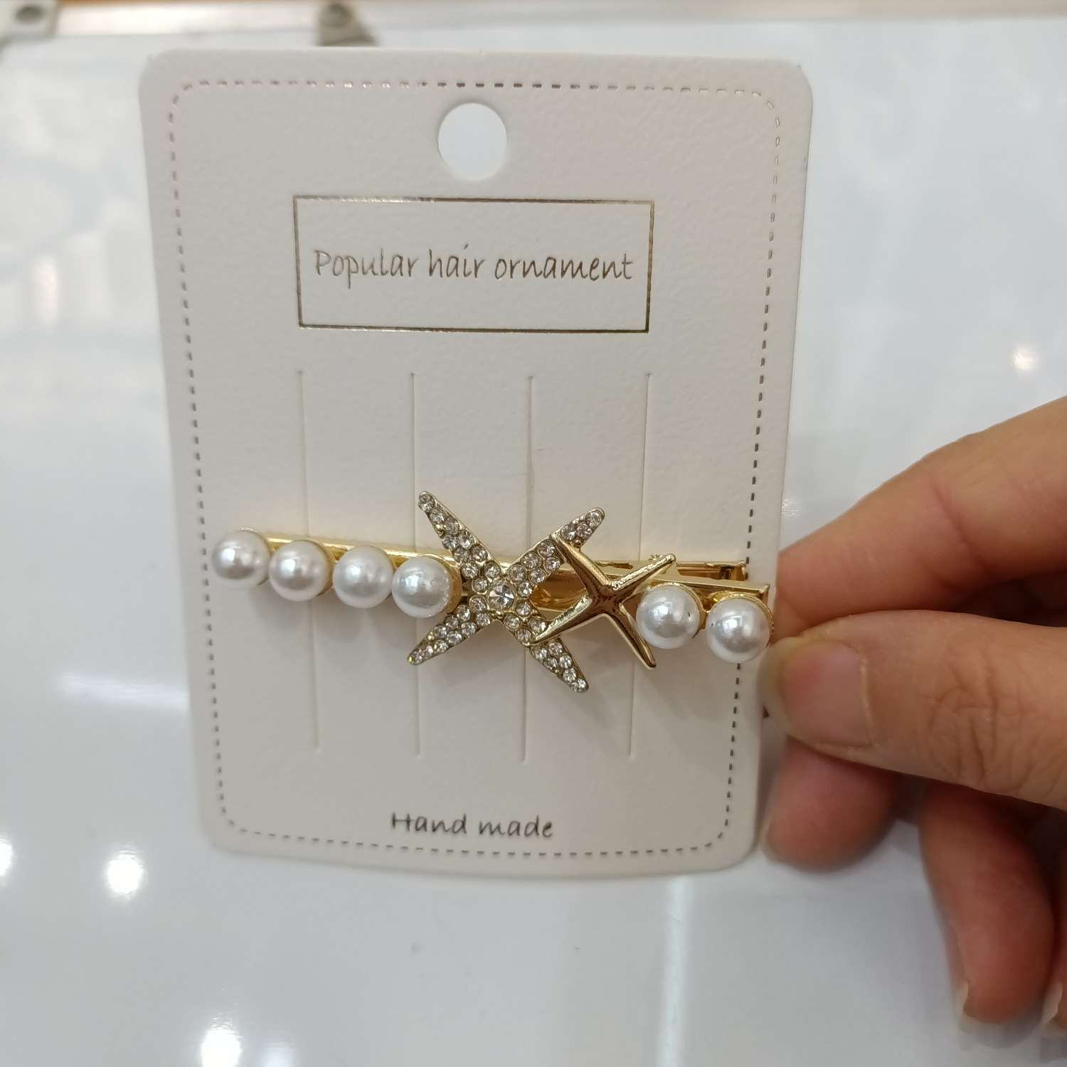 韩版时尚简约大气新款女生发夹 352732婷婷饰品详情图5